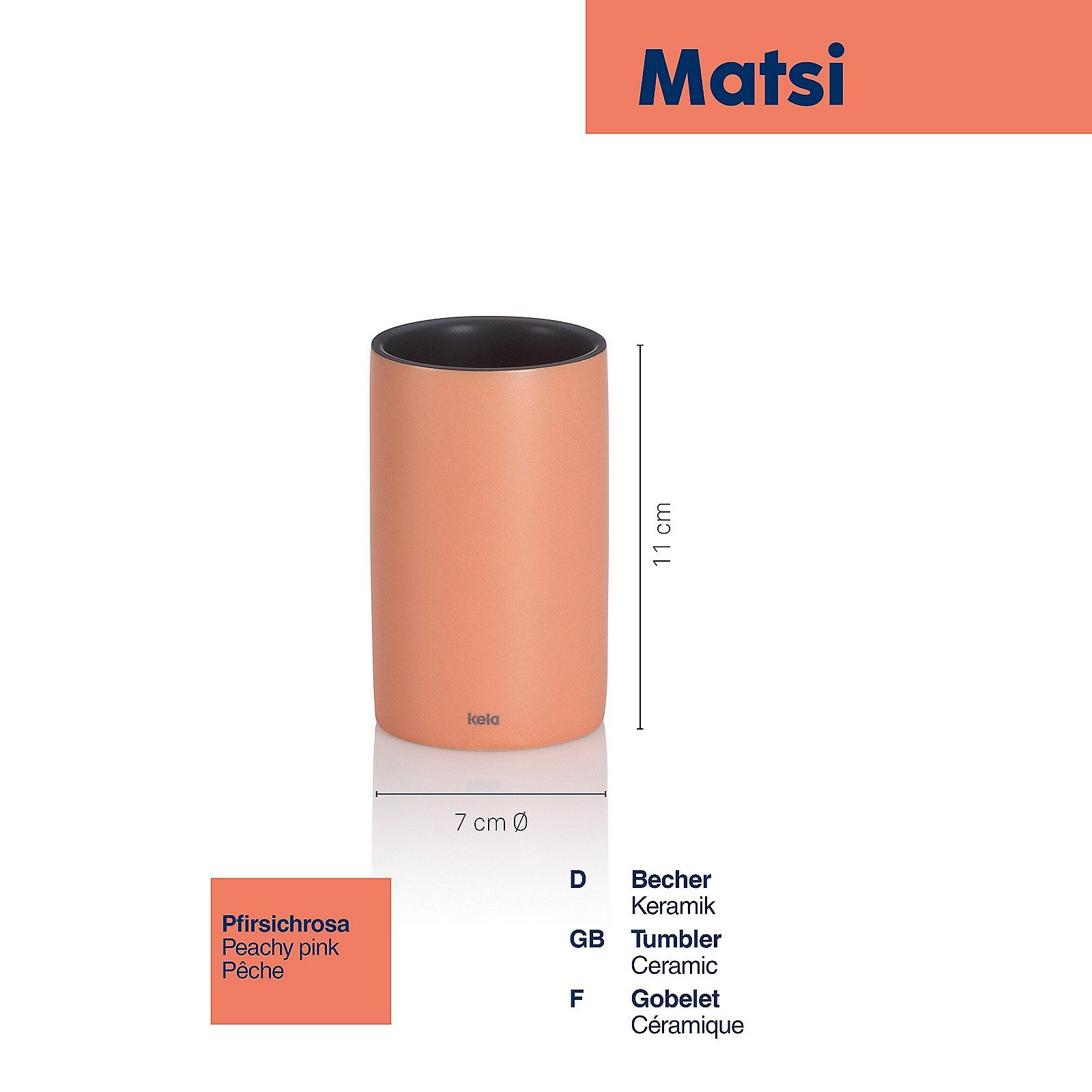 kela Zahnputzbecher Matsi