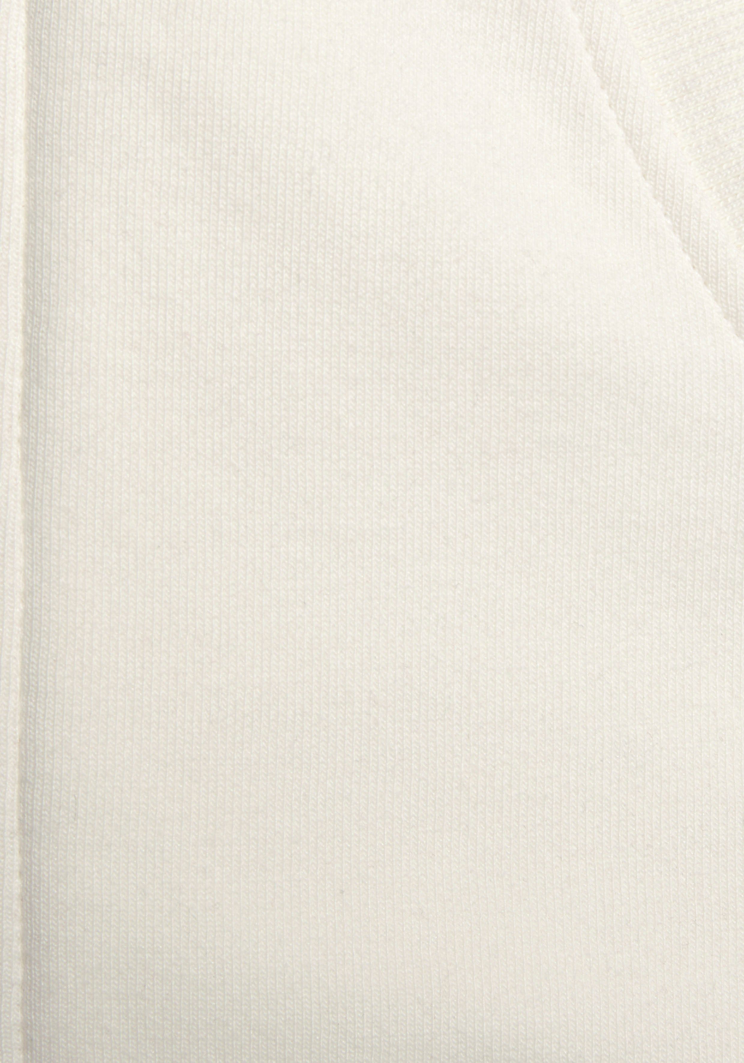 KangaROOS Sweatjacke dem Loungeanzug Rücken, auf großem Logodruck mit weiß
