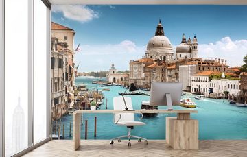 wandmotiv24 Fototapete Venedig, Basilica Santa Maria, glatt, Wandtapete, Motivtapete, matt, Vliestapete