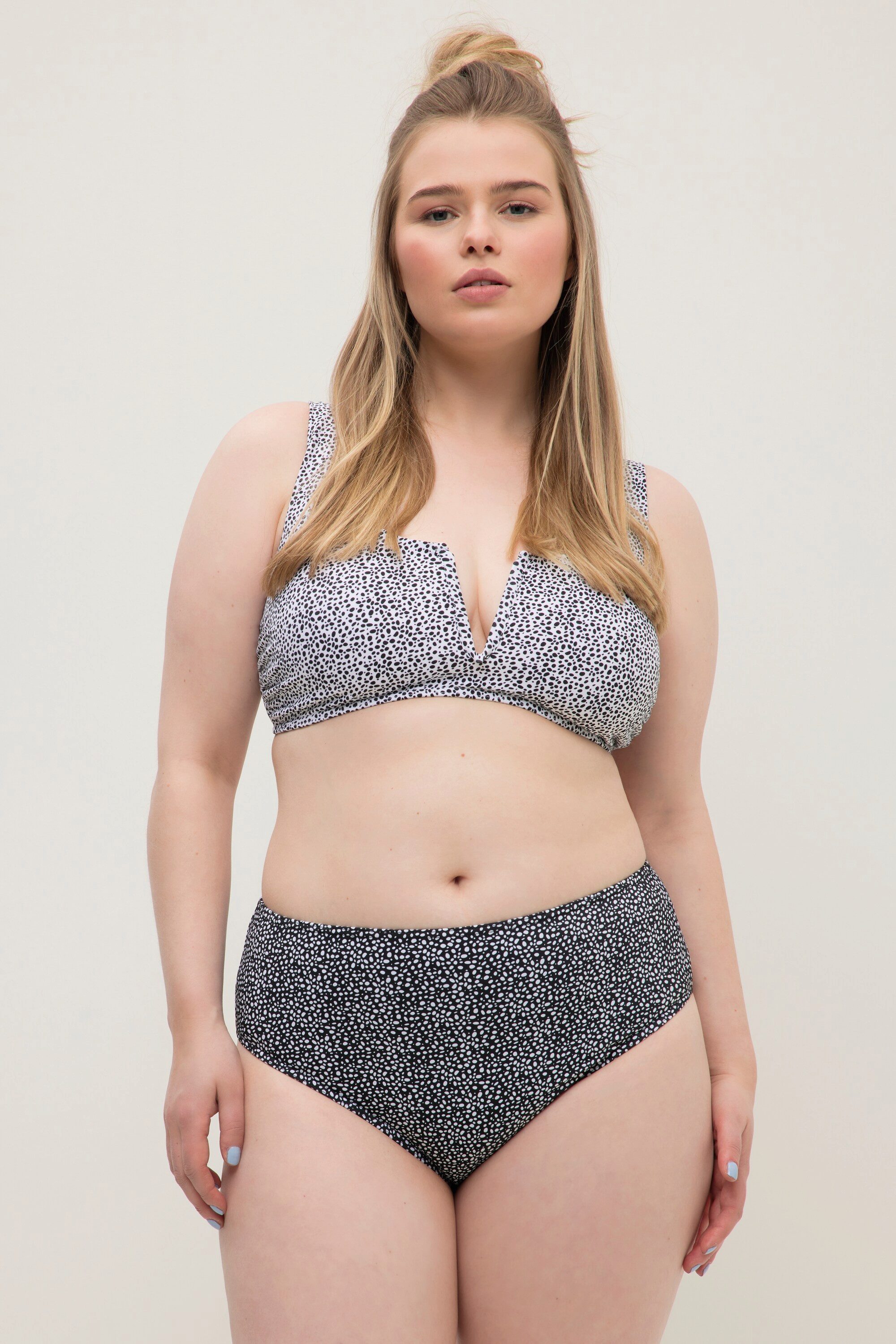 Studio Untold Бикиниlip Bikini-Slip High Waist Dot Print Shaping