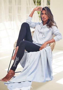 Bench. Loungewear Leggings mit glänzender Logostickerei