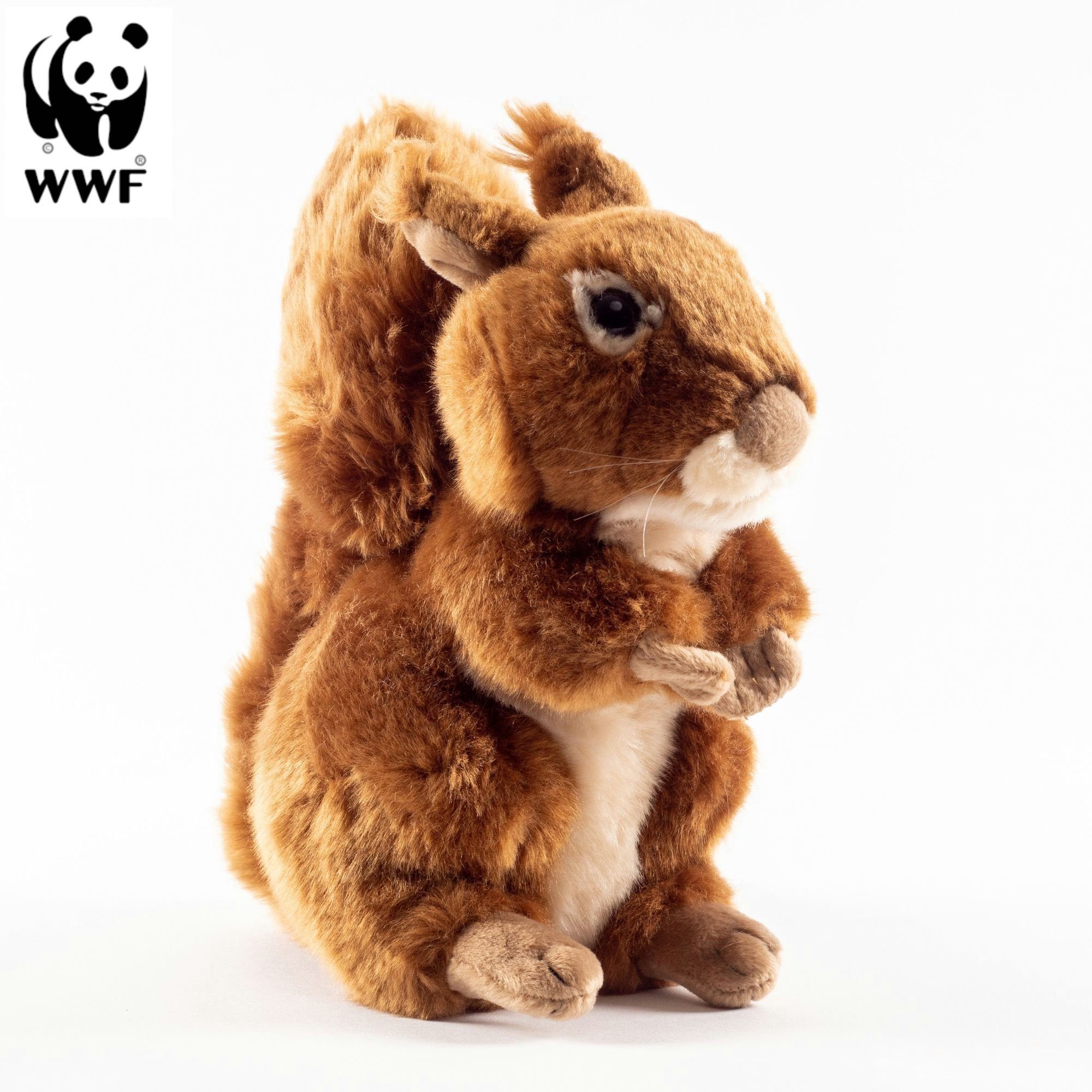 WWF Kuscheltier Plüschtier Eichhörnchen (15cm,sitzend), sitzend