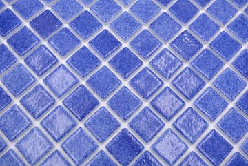 Mosani Mosaikfliesen Mosaikfliese Poolmosaik Schwimmbadmosaik blau