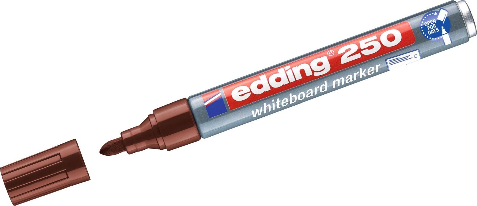 edding Whiteboard Marker Whiteboardmarker edding 250 nachfüllbar 1,5-3mm braun