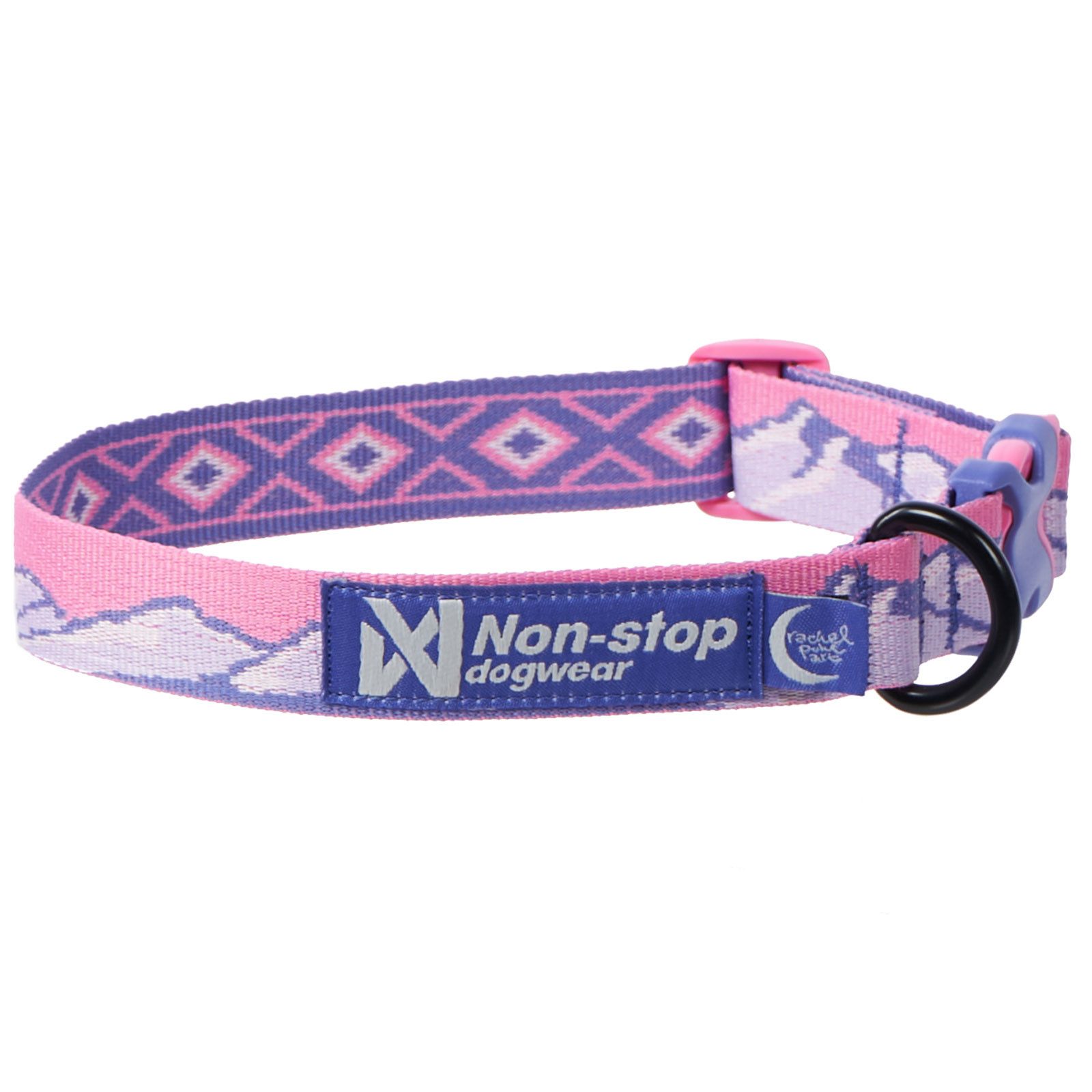 Non-stop dogwear Hunde-Halsband Trail quest collar purple/pink, Polyester, Rachel Pohl - Limited Edition