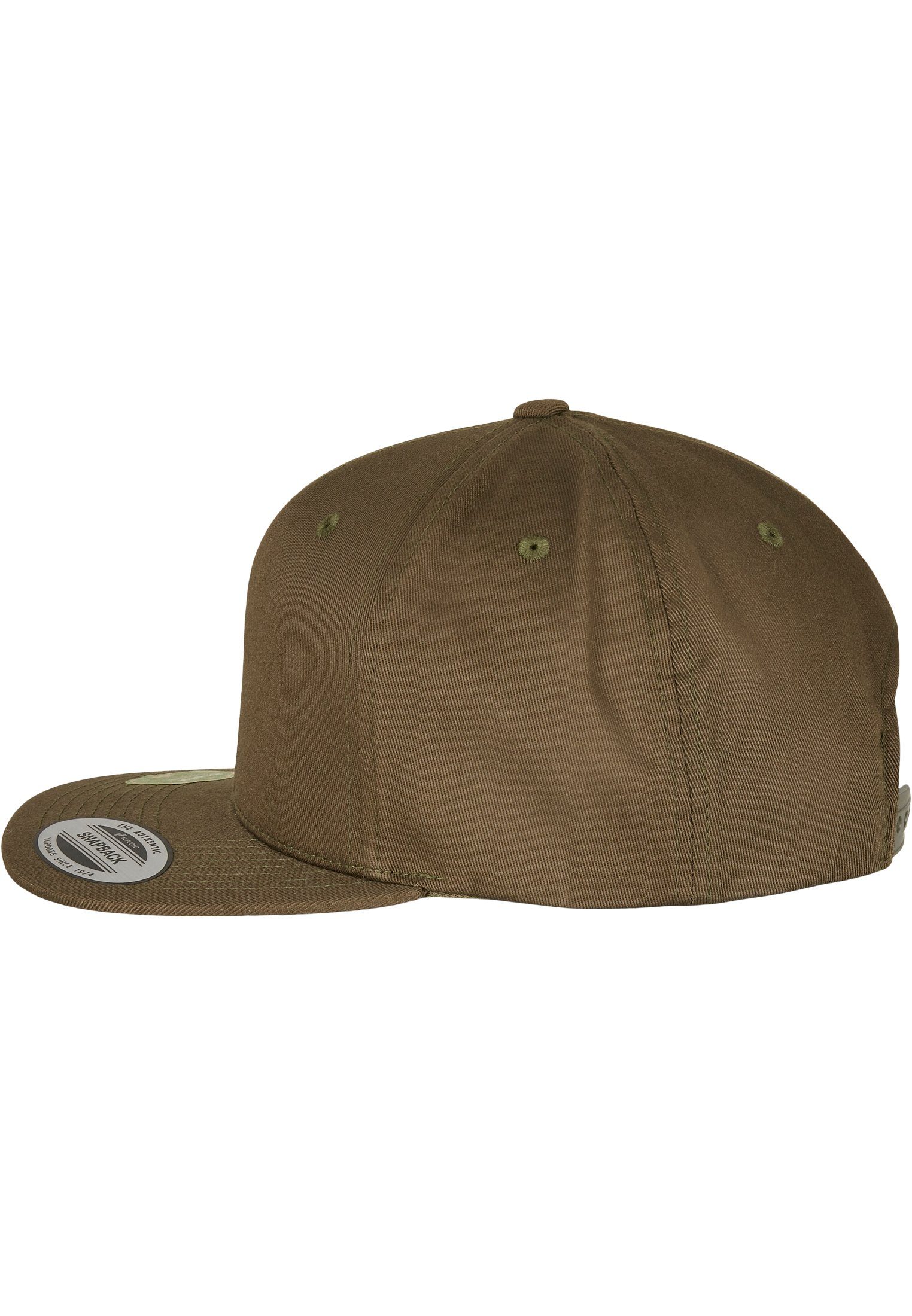 Flexfit Flex Cap burnt Cotton Organic olive 6089OC Snapback Flexfit