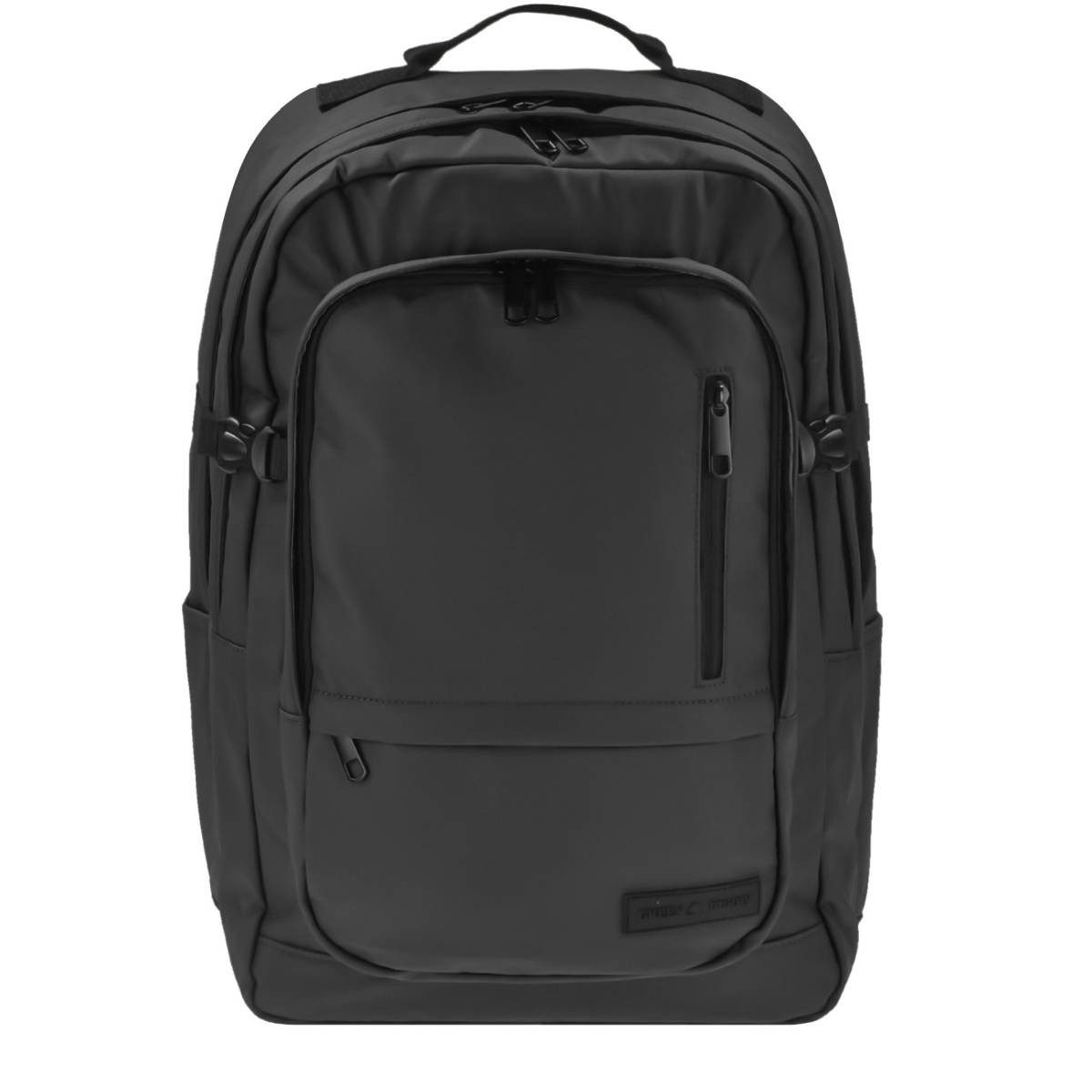 Greenburry Tagesrucksack "Cambridge" Rucksack 36x47cm, Schulrucksack mit Notebookfach 30x32cm und Brustgurt, schwarz