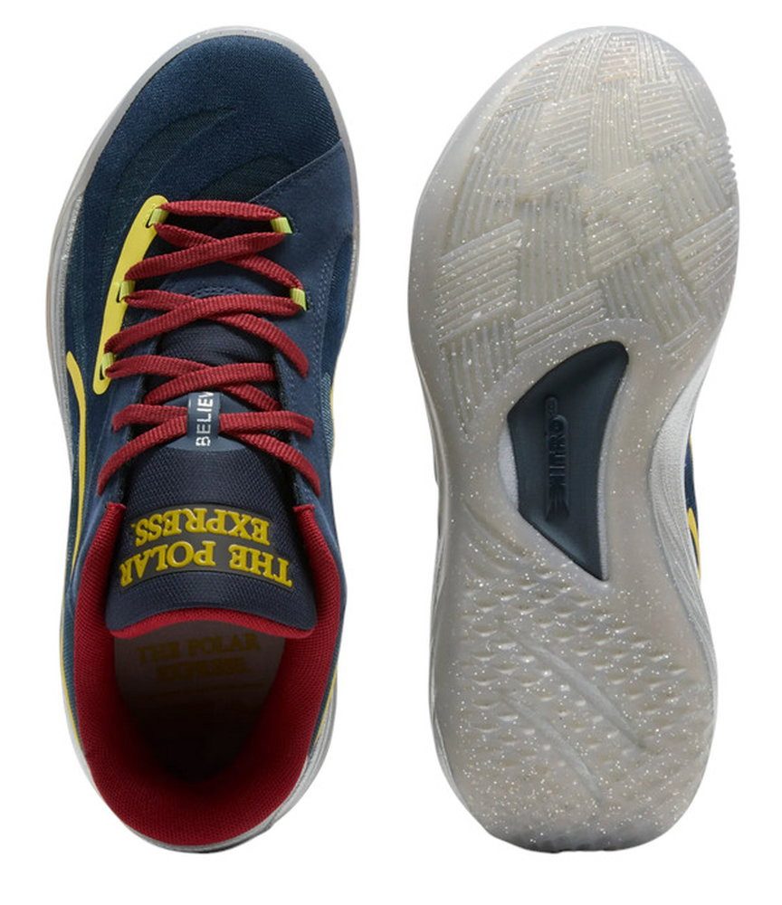 PUMA Hallen-Indoorschuhe All-Pro Nitro Polar Express (Basketball) navyblau Badmintonschuh
