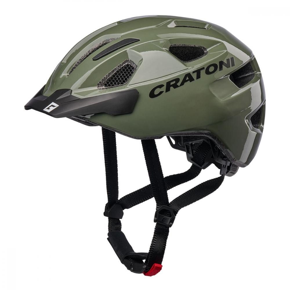 Cratoni Fahrradhelm Cratoni Fahrradhelm C-Swift olive glossy Größe UNI 53 bis 59cm