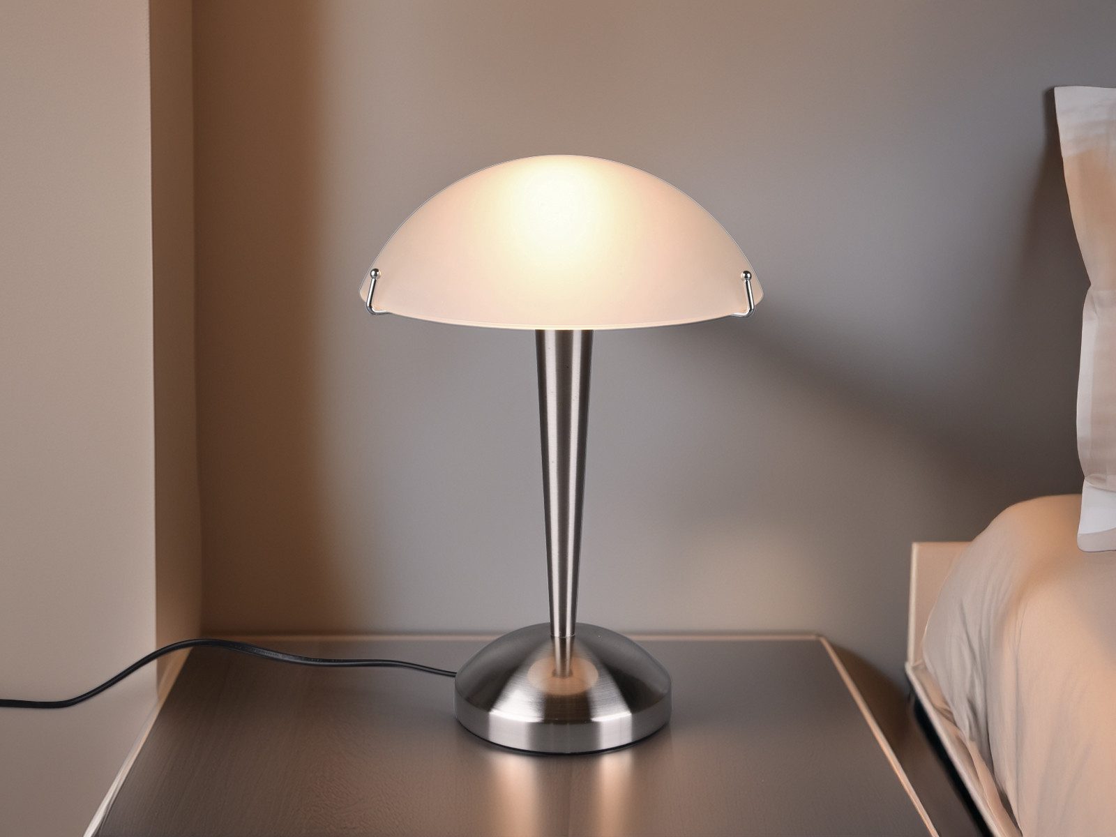 Reality Leuchten LED Nachttischlampe, Dimmfunktion, LED günstig online kaufen