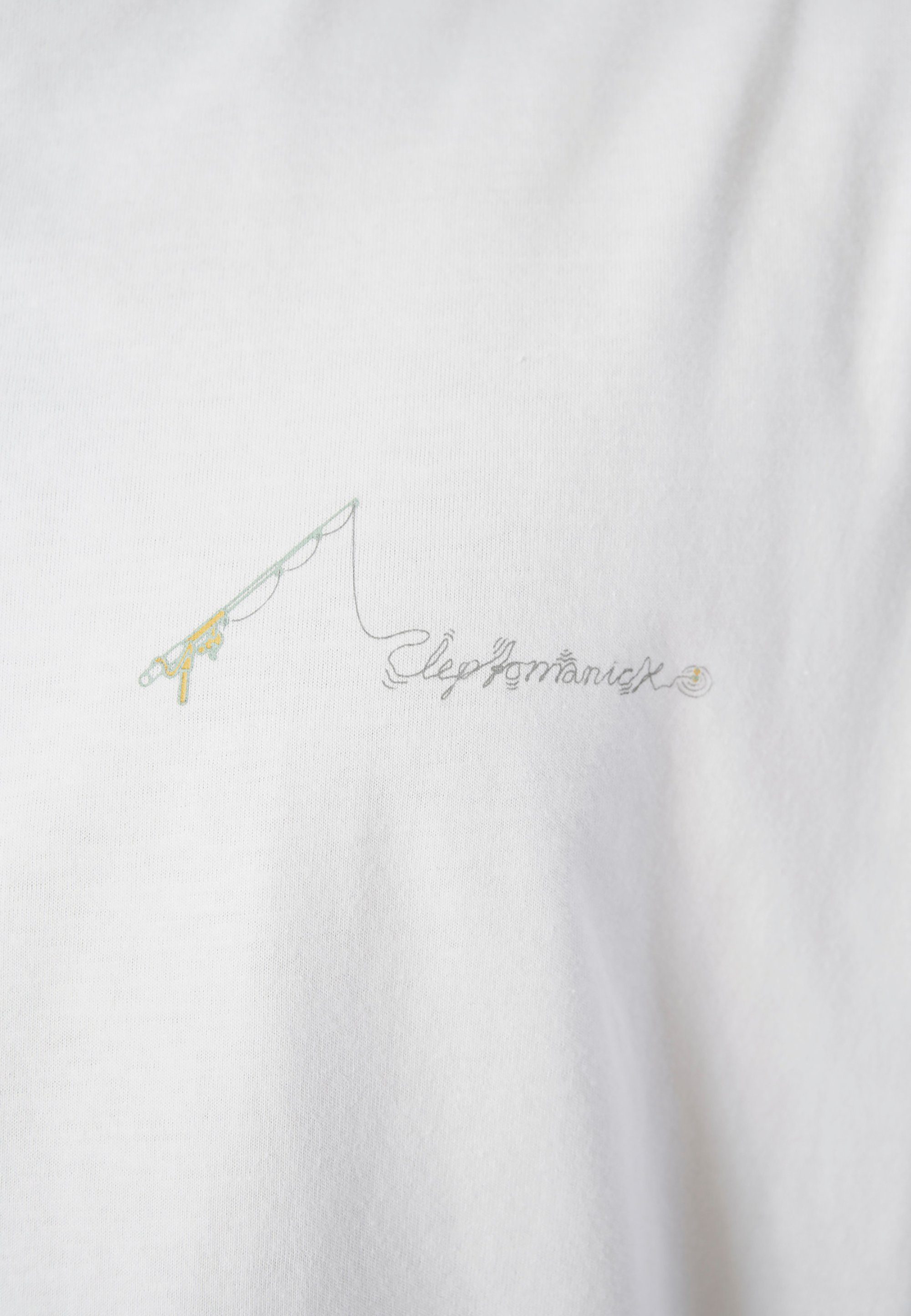 stylischem mit Fish weiß Cleptomanicx Big Print T-Shirt