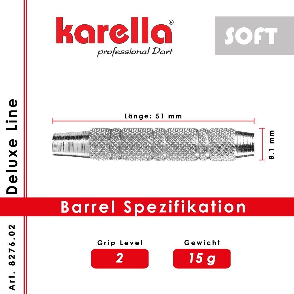 Softdarts DLS-2 Deluxe Softbarrel Karella