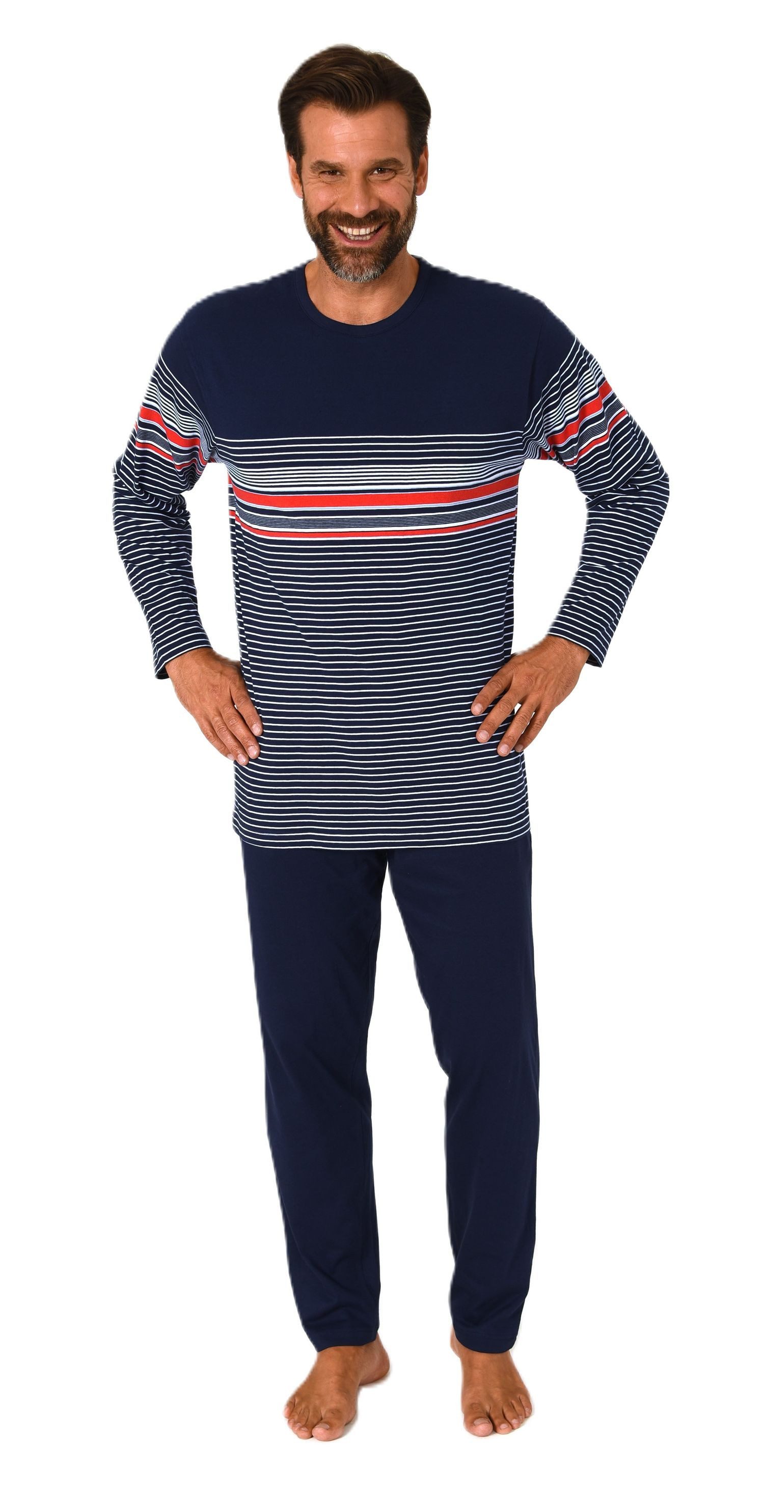Normann Pyjama Normann Herren Schlafanzug Pyjama günstig online kaufen