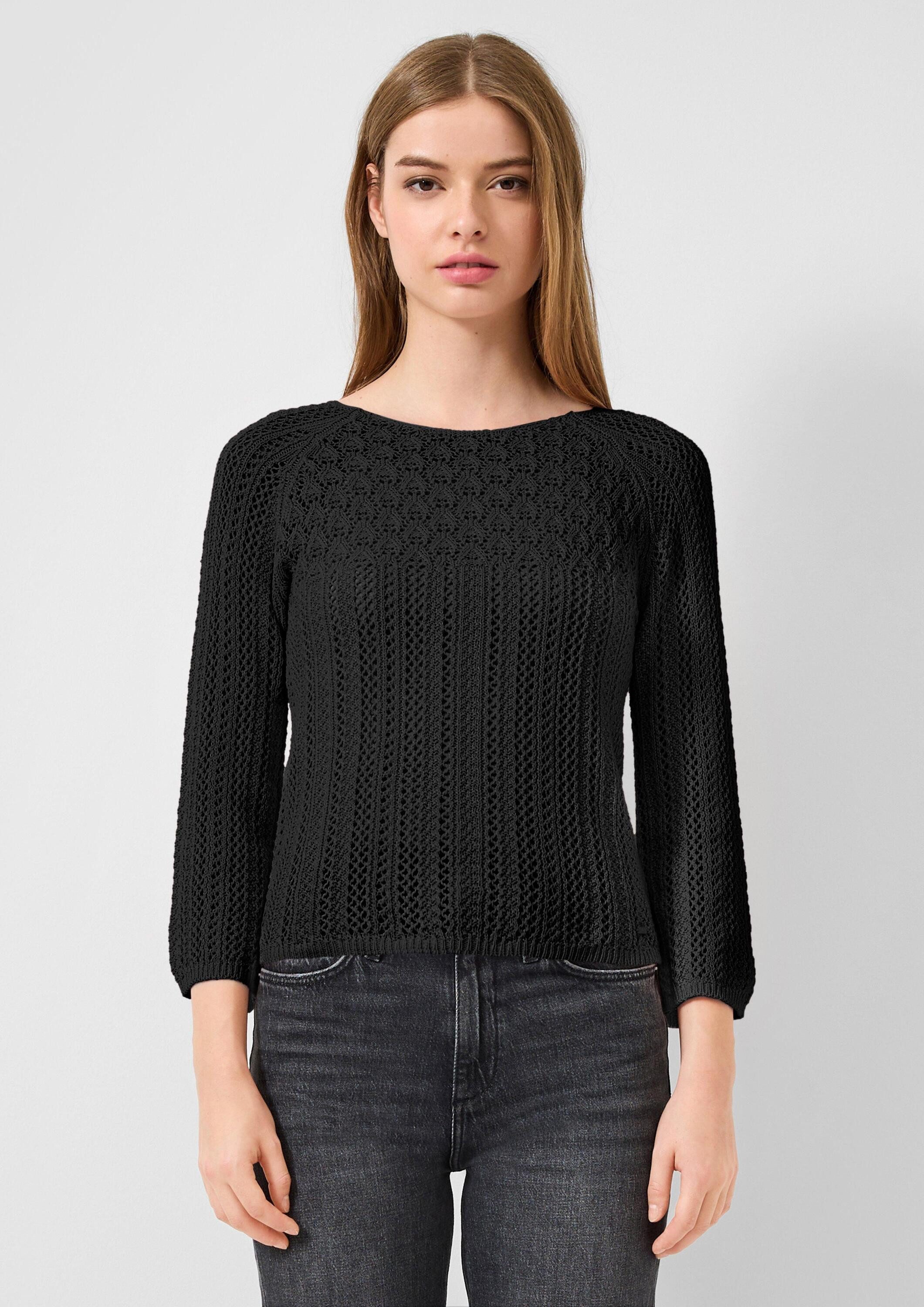 3/4 Arm-Pullover Strickpullover