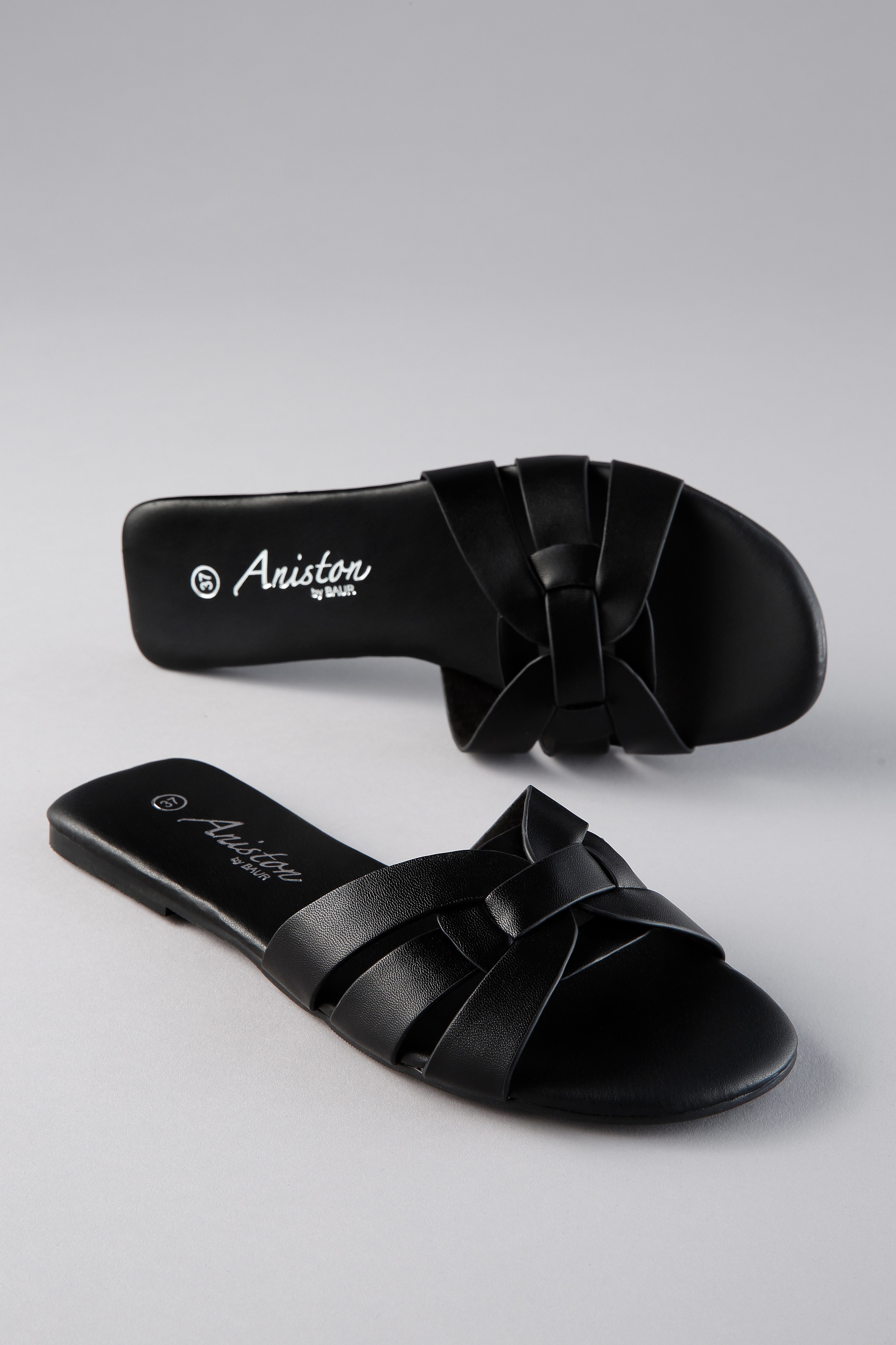 Aniston SHOES Pantolette Sommerschuh, Flat, schmale Form - NEUE KOLLEKTION