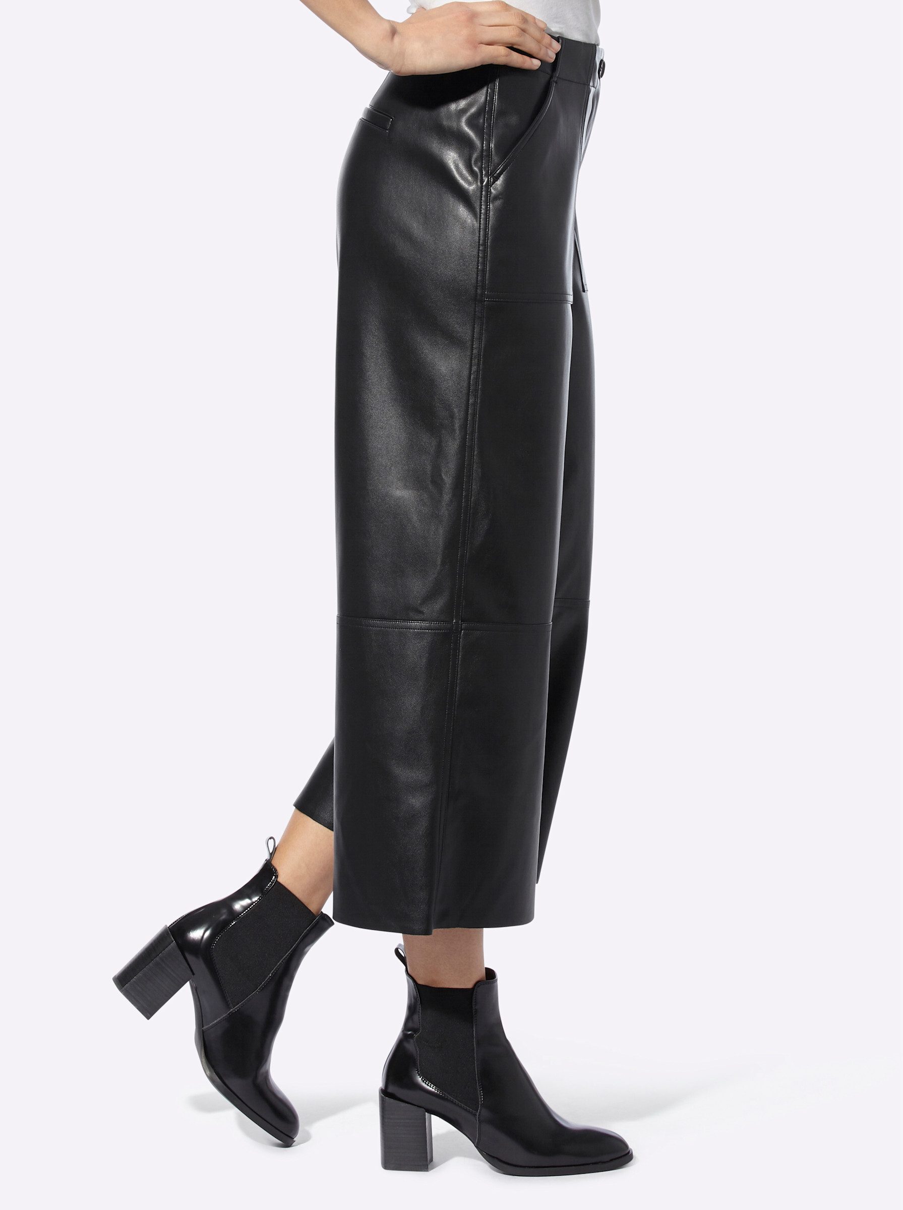 heine Jerseyhose Lederimitathose . günstig online kaufen