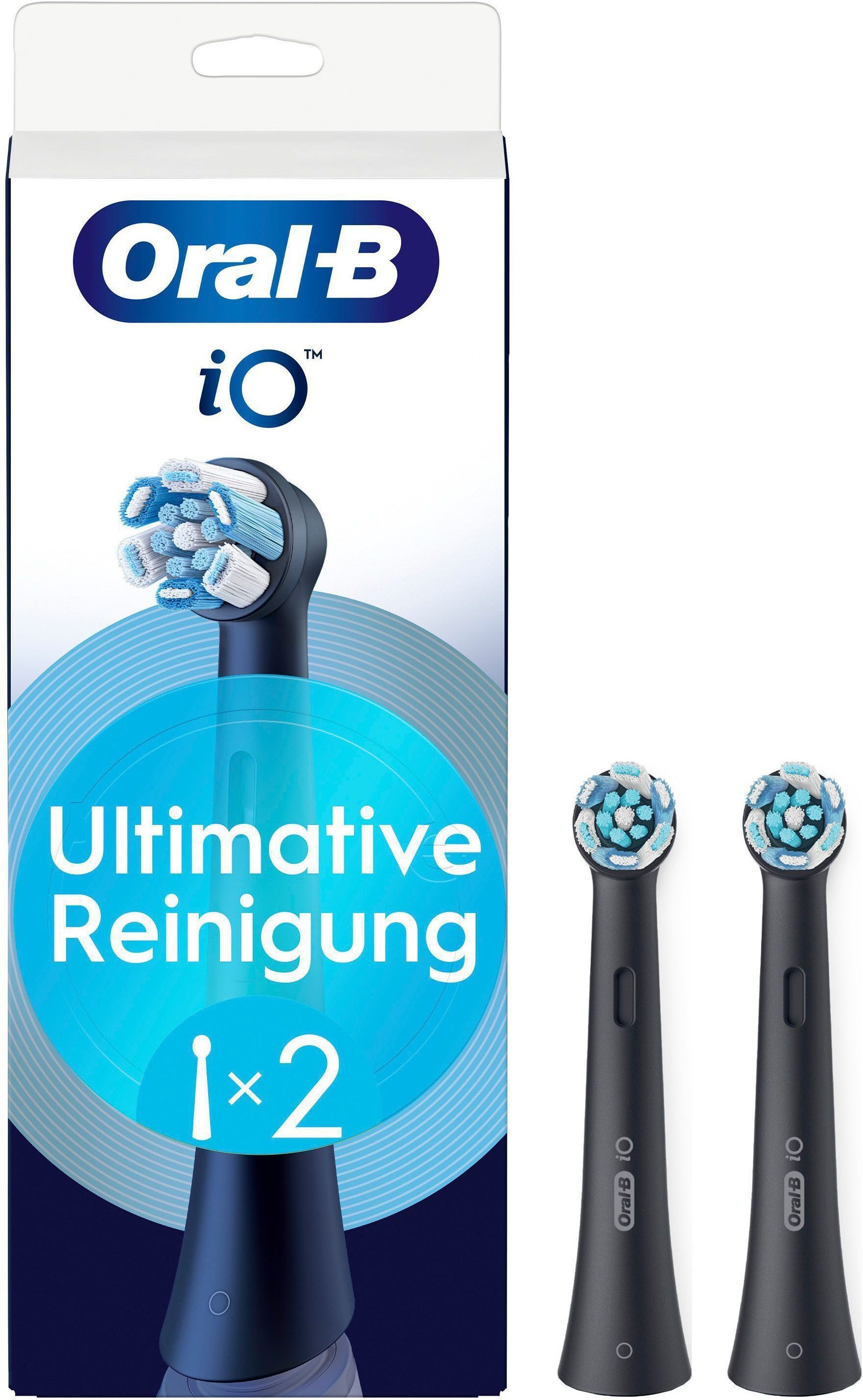 Oral-B Aufsteckbürsten iO Ultimative Reinigung, für fortgeschrittene Tiefenreinigung und Plaque-Entfernung