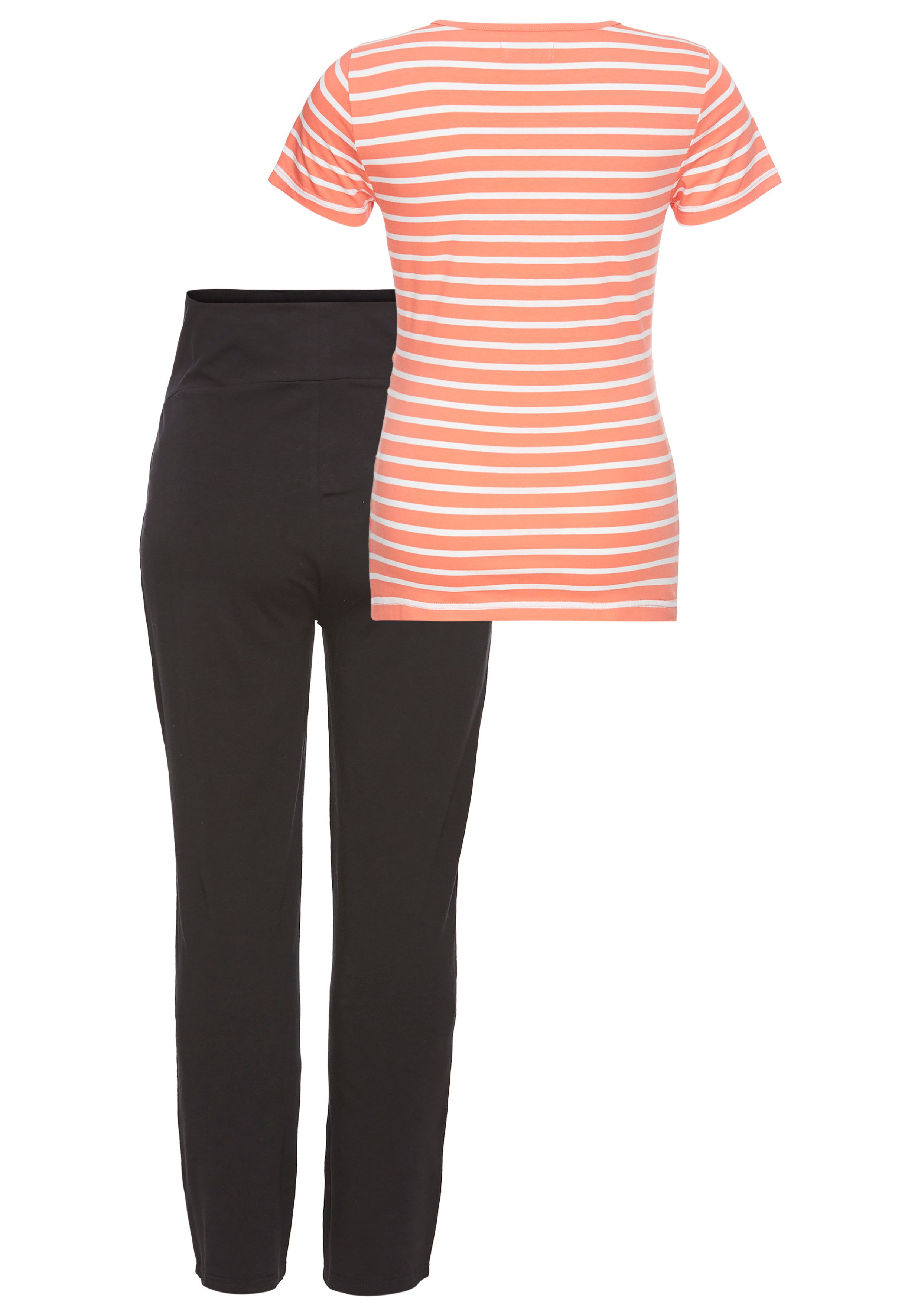 Nine Months Maternity Shirt 2-Piece Set: T-Shirt + Leggings (Set, 2-piece, 2) Complete Outfit for Pregnancy and Breastfeeding