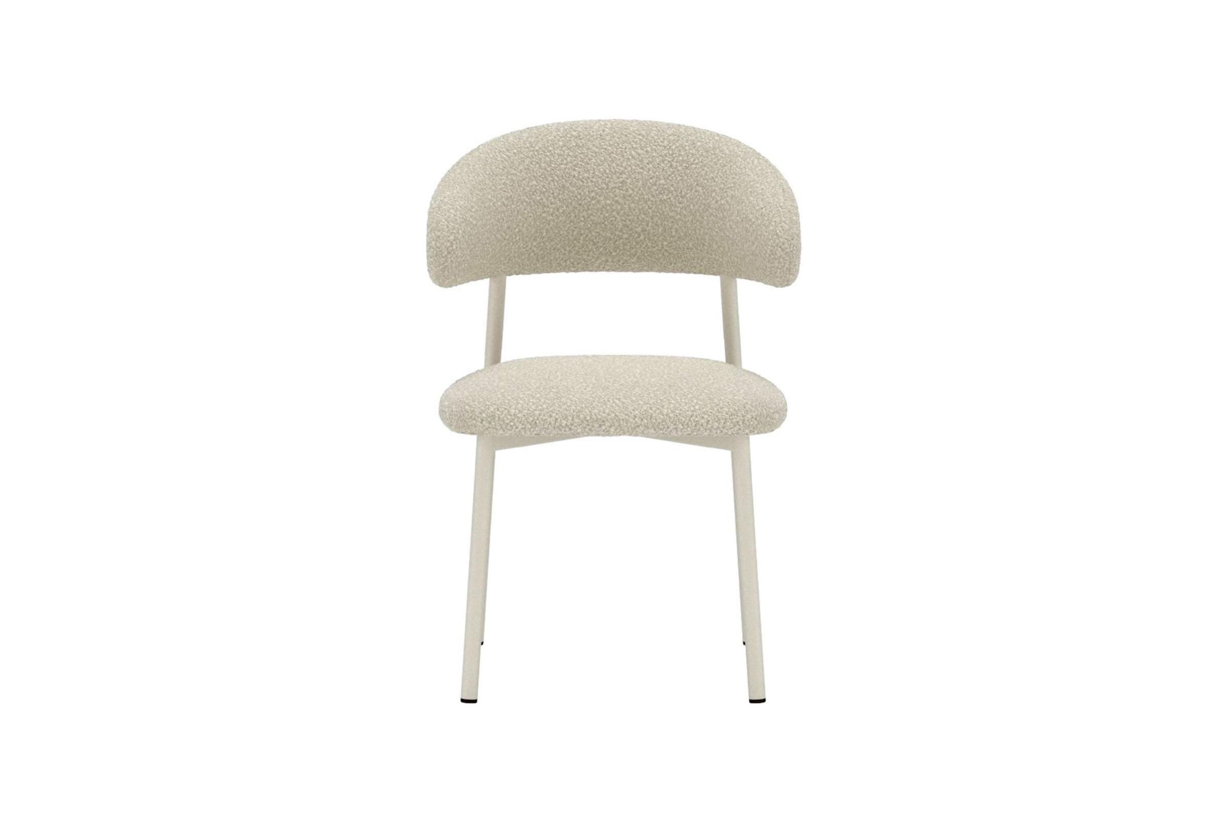 Venture Home Esszimmerstuhl 2er Set Lillholmen Esszimmerstuhl Bouclé beige. (2 St)