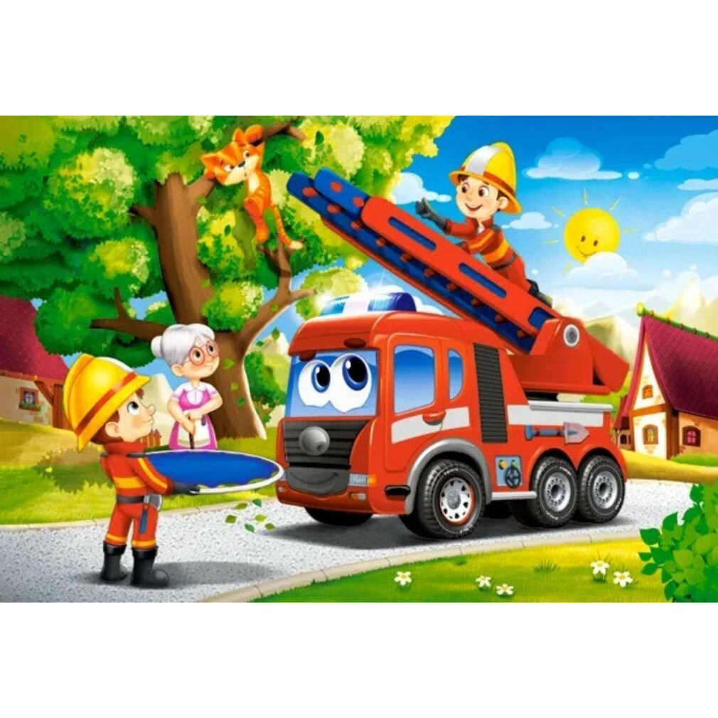 Castorland Puzzle Puzzles Schweine in Aktion MAXI 40 Stück, Puzzleteile