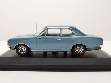 Maxichamps Modellauto Opel Rekord C 1966 blau metallic Modellauto 1:43 Maxichamps, Maßstab 1:43