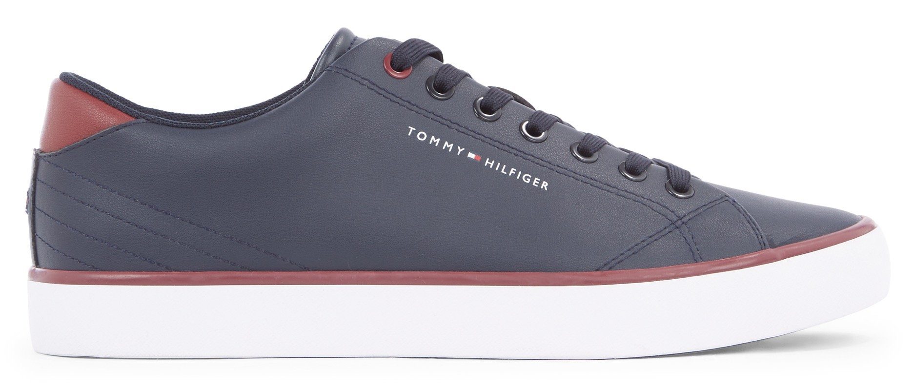 Tommy Hilfiger TH HI VULC CORE LOW LEATHER ESS Sneaker, Freizeitschuh, Halb günstig online kaufen