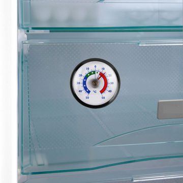 Lantelme Kühlschrankthermometer Kühlschrankthermometer 5er, Spar-Pack 5-tlg., rund 5,2cm farbliche Skala