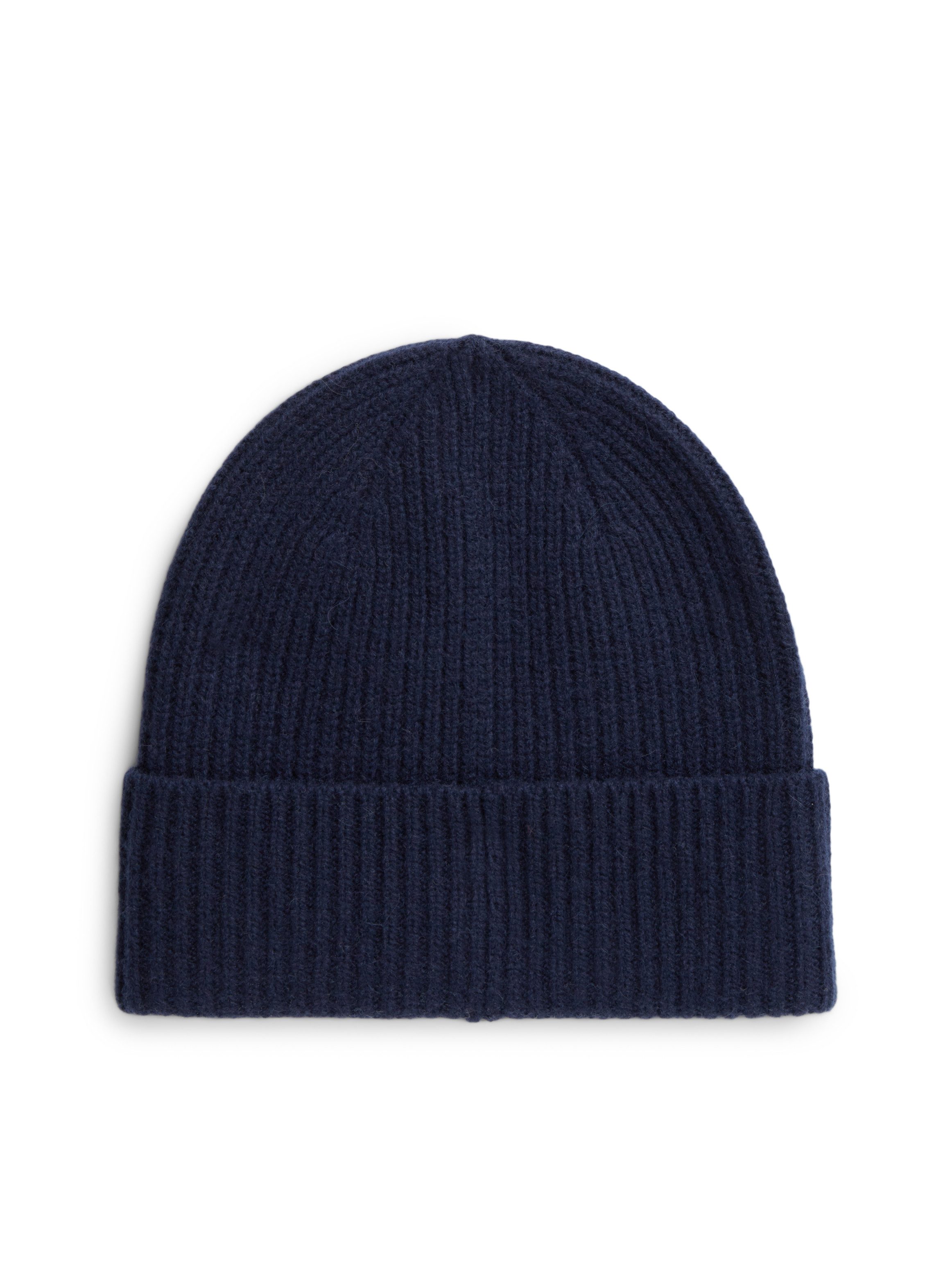 Tommy Hilfiger Strickmütze FLAG CASHMERE BEANIE One size mit Markenlogo
