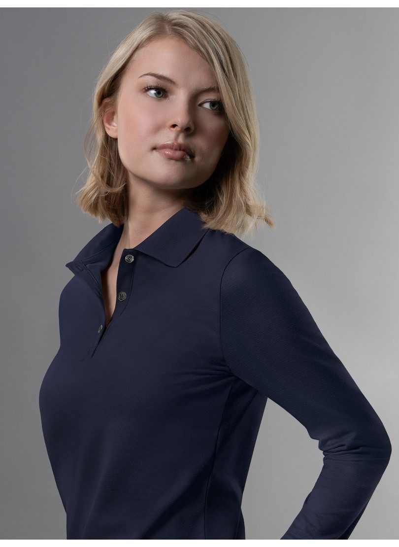 Poloshirt TRIGEMA Langarm Poloshirt