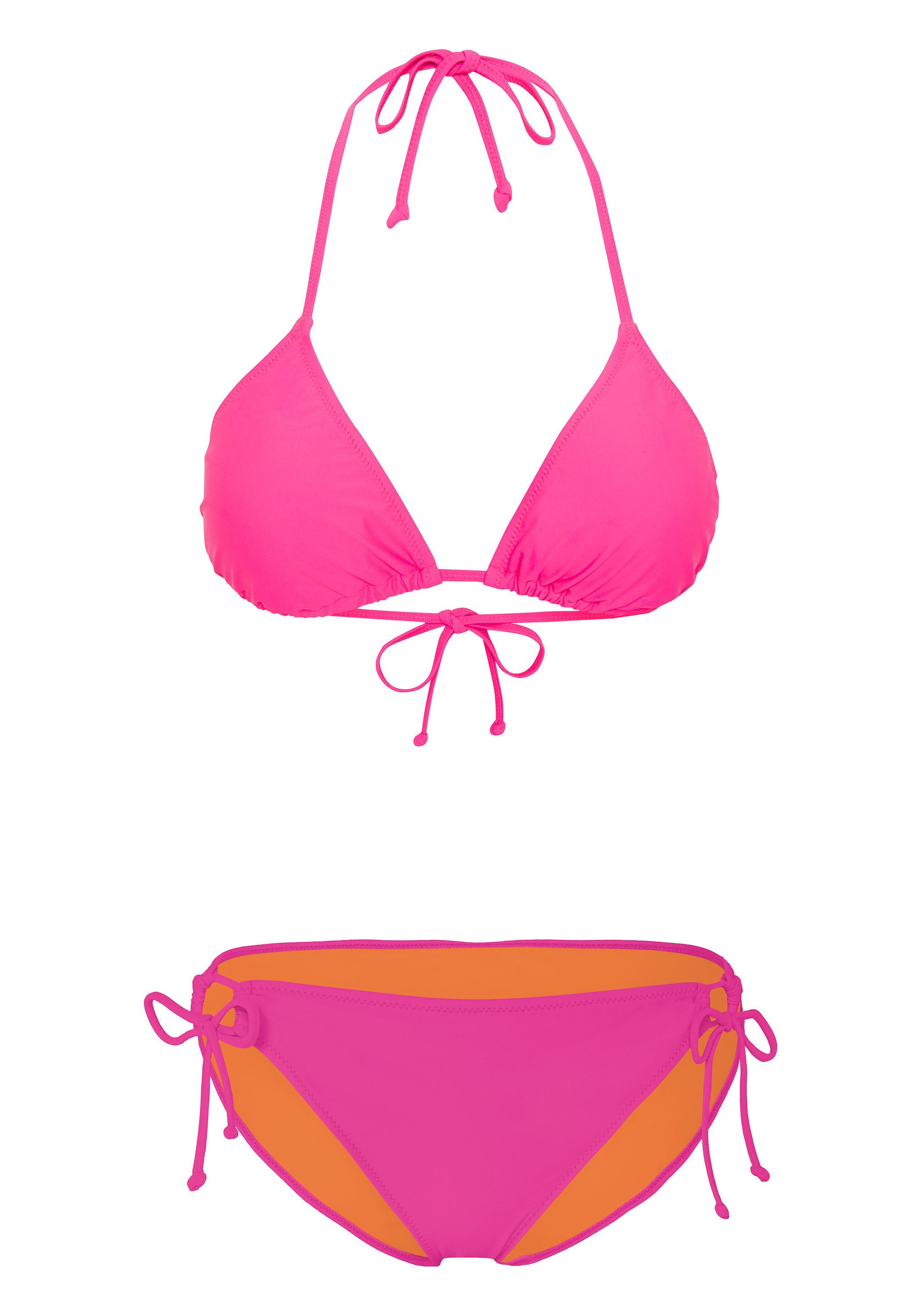 GORGLITTER Damen Bikini-Set, 2-teilig Mit Neckholder-Top & Tanga – Sexy Schnürung, Weicher Stoff, Für Pool & Strand