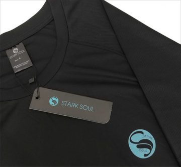 Stark Soul® Funktionsshirt Sportshirt, Kurzarm Trainingsshirt, Laufshirt, Fitness T-Shirt, Herren mit Mesh-Einsätzen