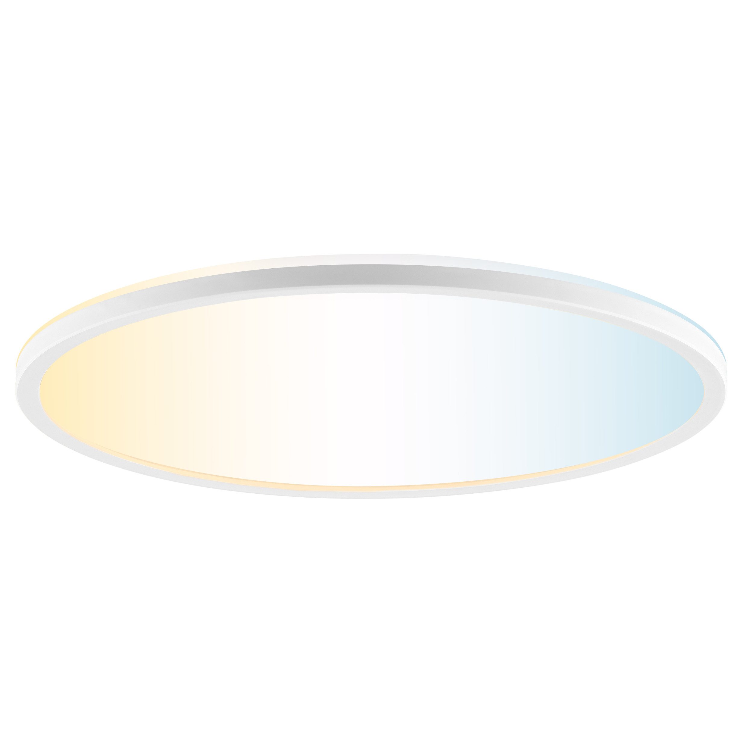 Brilliant LED Panel Lumaro, CCT - über Fernbedienung, Dimmfunktion, Farbsteuerung, Nachtlichtfunktion, Timerfunktion, LED fest integriert, warmweiß - kaltweiß, LED-Paneel, 42cm, 3000 lm, 2700-6500 K, dimmbar, CCT über Wandschalter