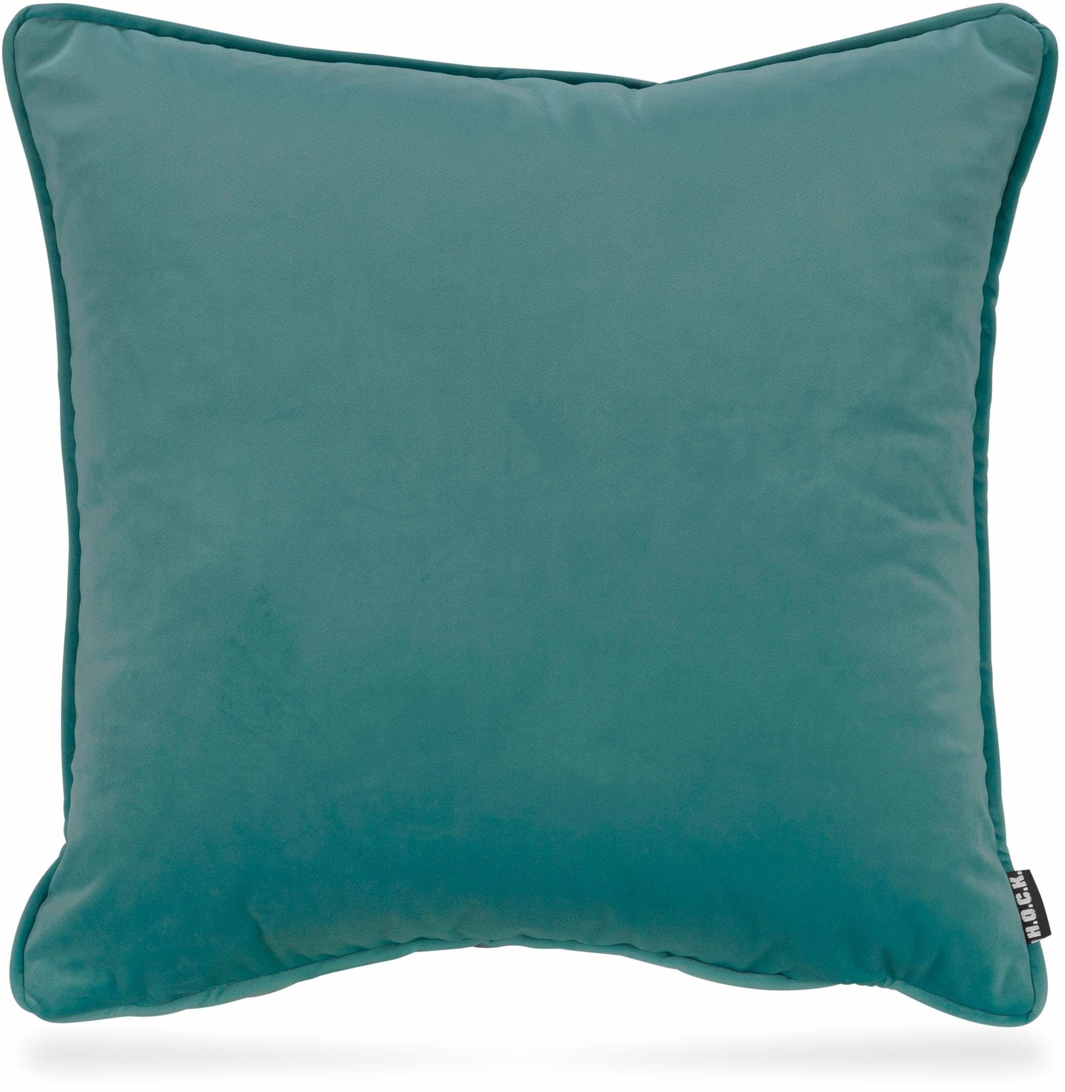 H.O.C.K. Dekokissen Nobile Samt, Kissenhülle mit Füllung, 1 Stück. € 31,20