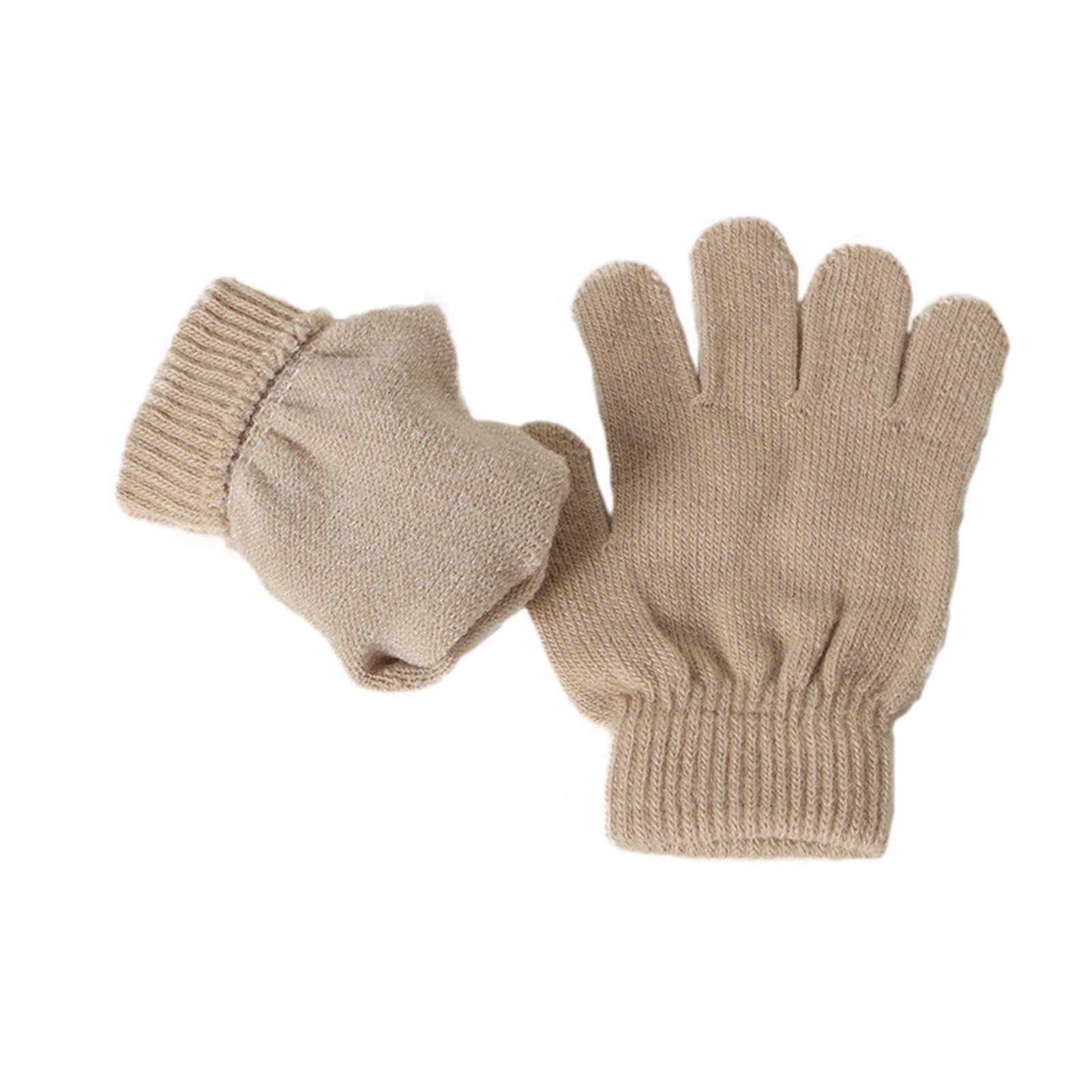Winter Handschuhe Set Schal runder Hut für Schal Schwarz Set, Rutaqian Kinder Beanie 1 (3 Jahre) & Set 1-4 Kinder Winter Mädchen Handschuhe Schal Kinder Wintermütze In Mütze