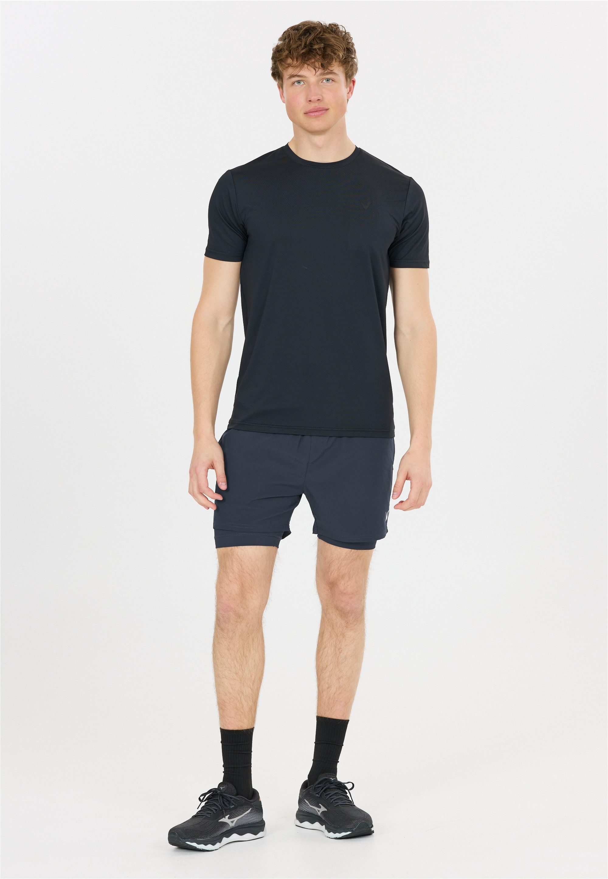 Virtus Shorts Zayne V2 mit elastischem Bund und innenliegendem Kordelzug