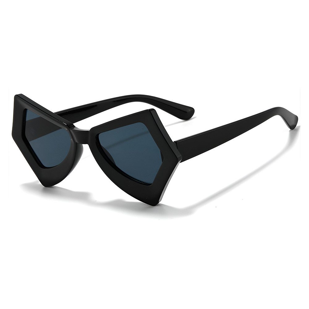 Sonnenbrille Damen Schmetterlingsform Oversized UV Schutz Mode