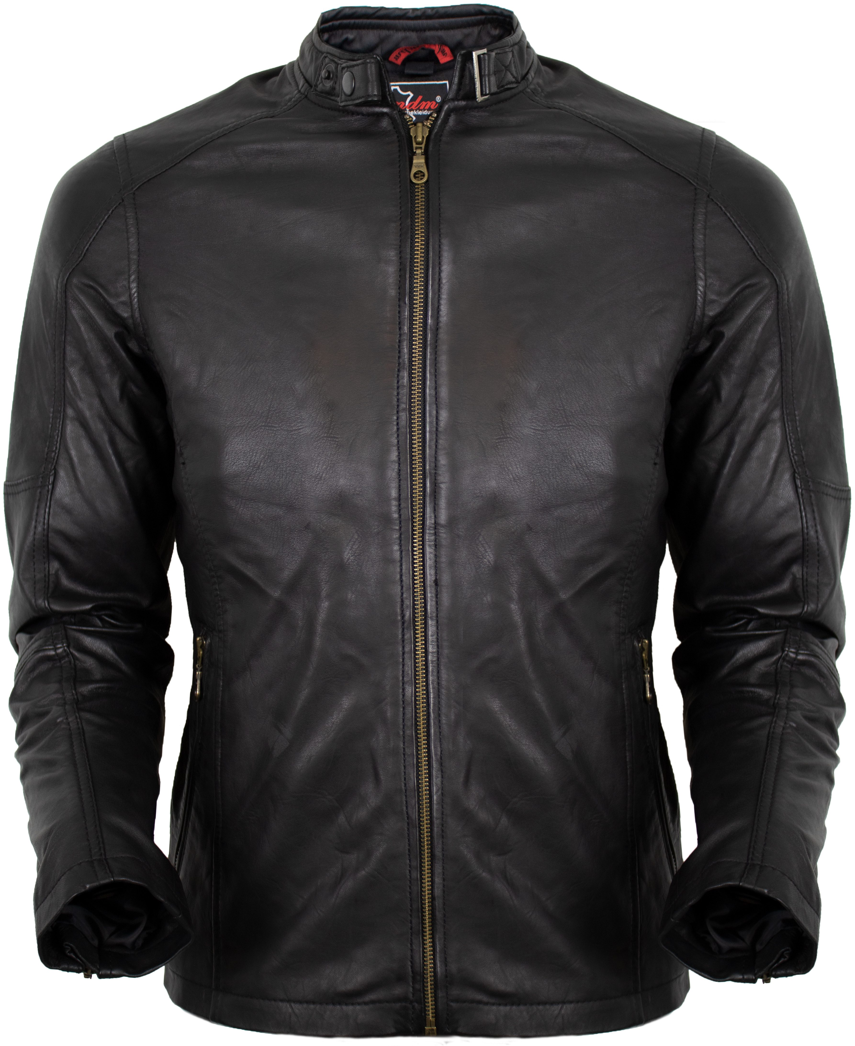 MDM Lederjacke Leichte Herren Lamm Nappa Lederjacke günstig online kaufen