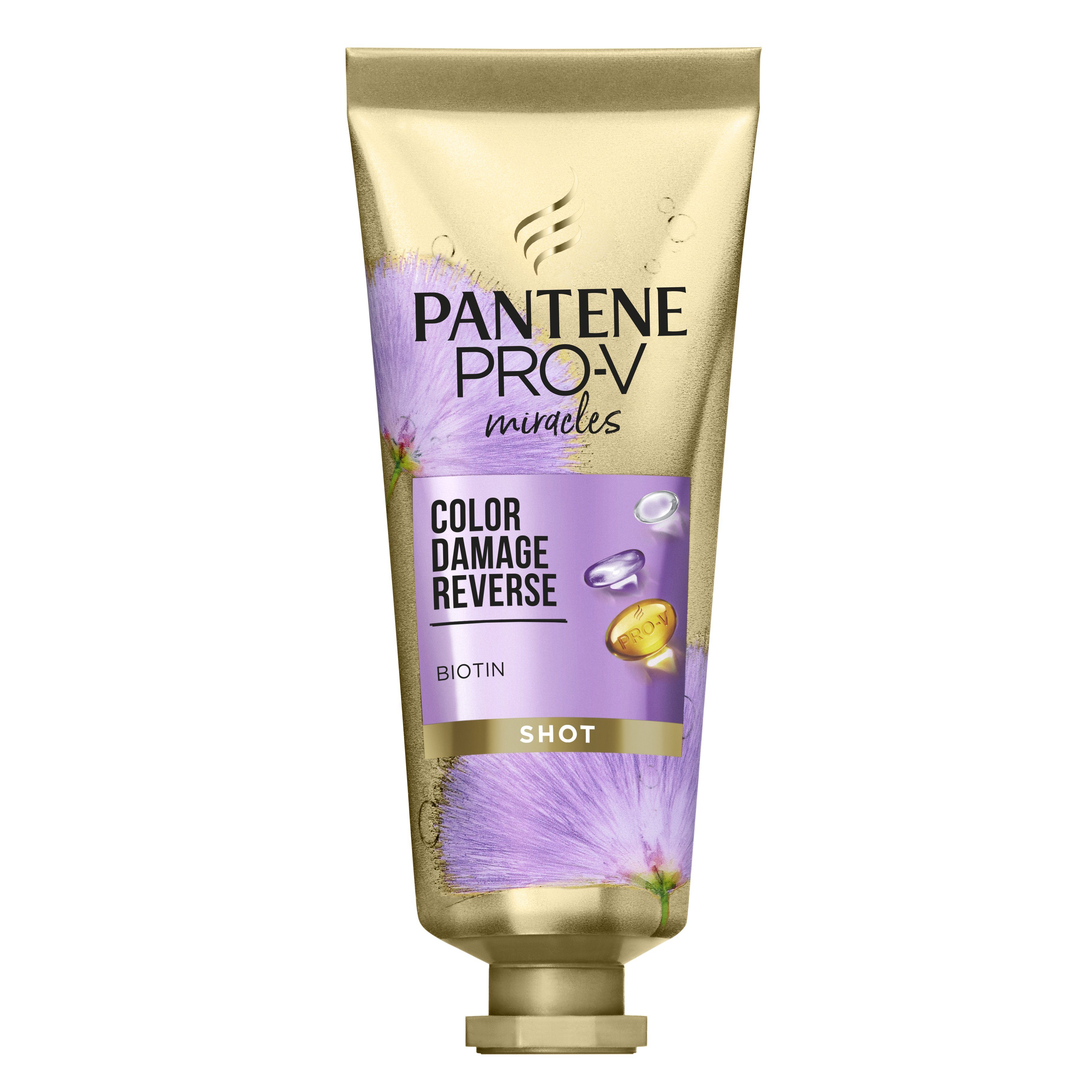 Pantene Haarspülung Miracles Color Damage Reverse Shot mit Biotin - 25 ml