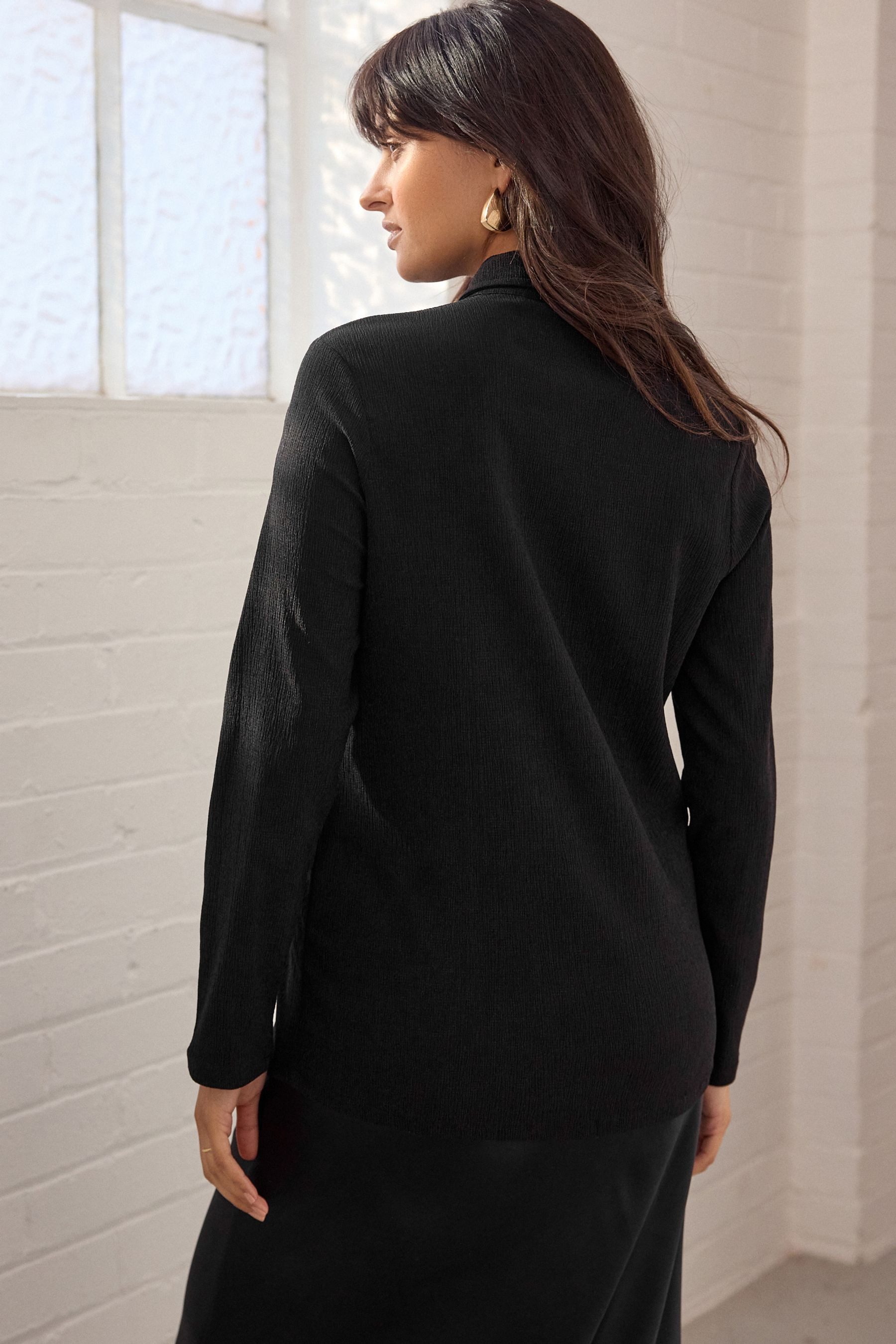 Next Langarmhemd Gemusterte Bluse (Umstandsmode) (1-tlg) günstig online kaufen