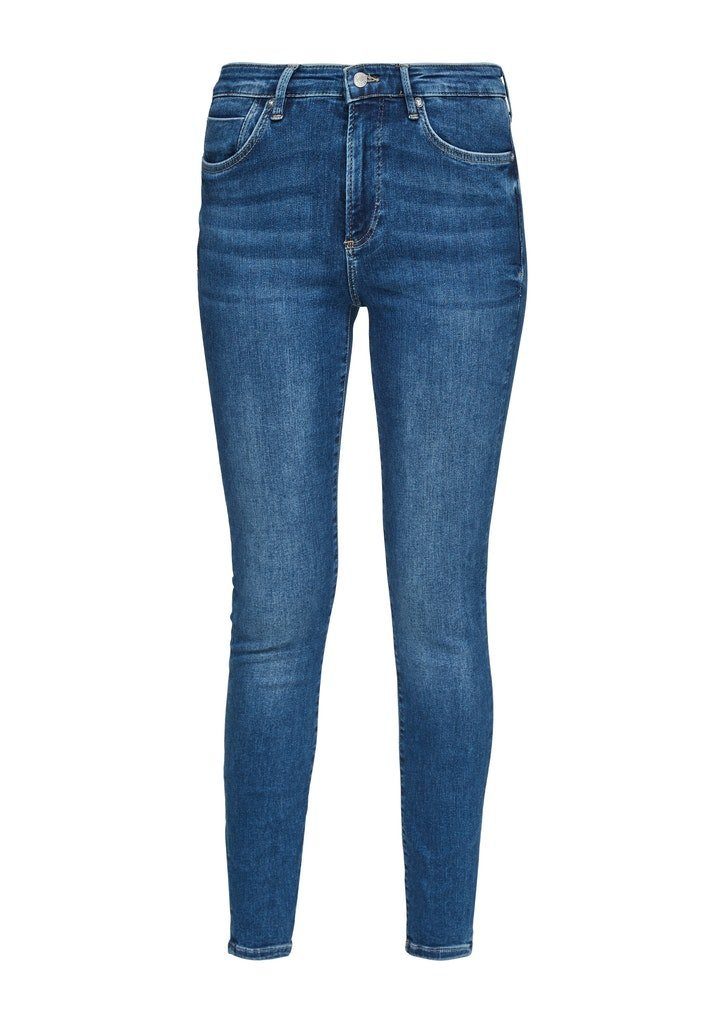 Jeans-Hose Jeans blue Bequeme stret Da.Jeans S.Oliver Label women 55Z2 red s.Oliver / /