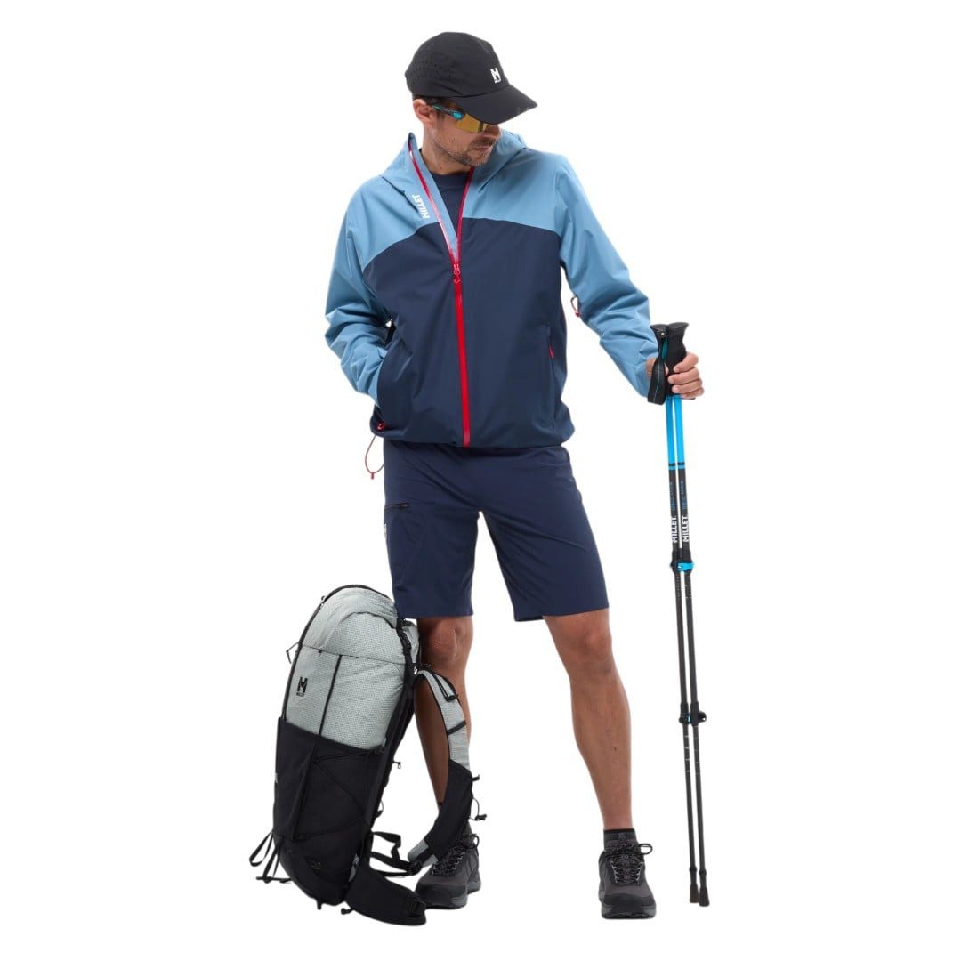 Millet Regenjacke Seneca 2.5 Lagen (wasserdicht, atmungsaktiv) dunkelblau/saphir Herren