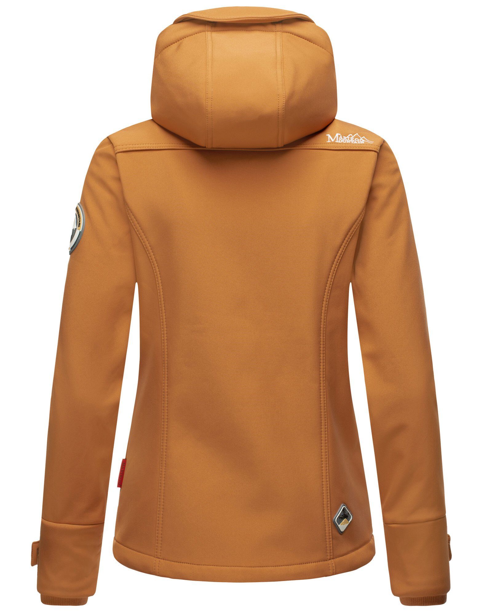 Marikoo Softshelljacke Kleine Zicke sportliche Funktionsjacke Karamel