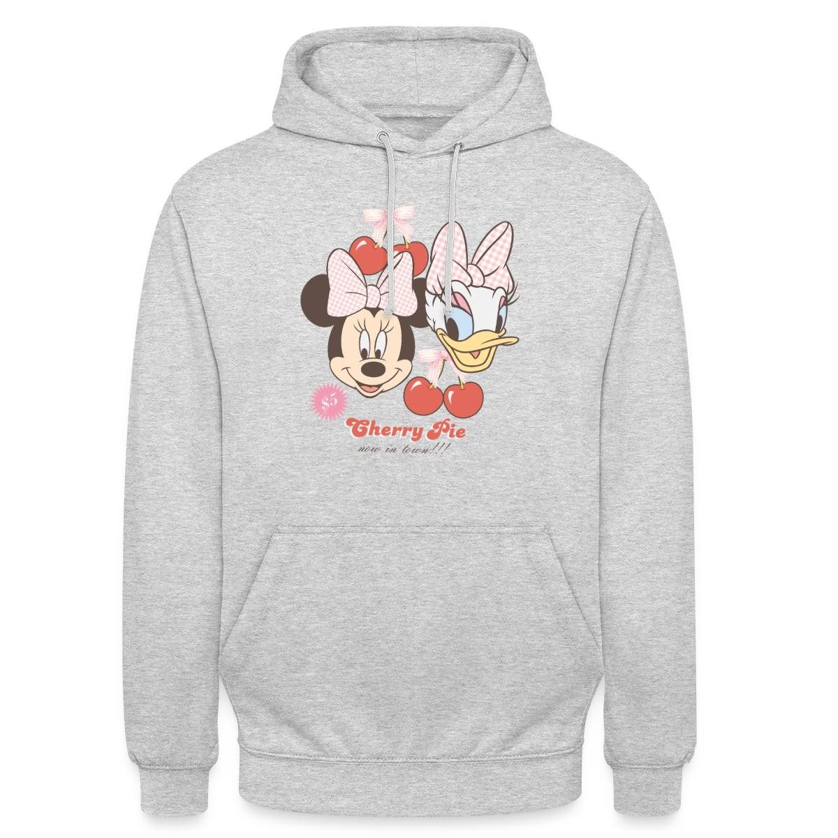 Spreadshirt Hoodie Mickey & Minnie Cherry Pie Minnie & Daisy Unisex Hoodie (1-tlg)