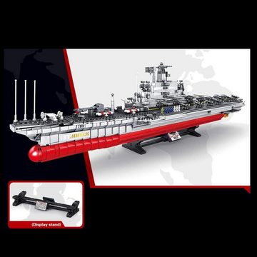 COIL Modellbausatz Military Warship, Flugzeugträger Minsk, STEM-Modell-Flugzeugträger, (2863-tlg)