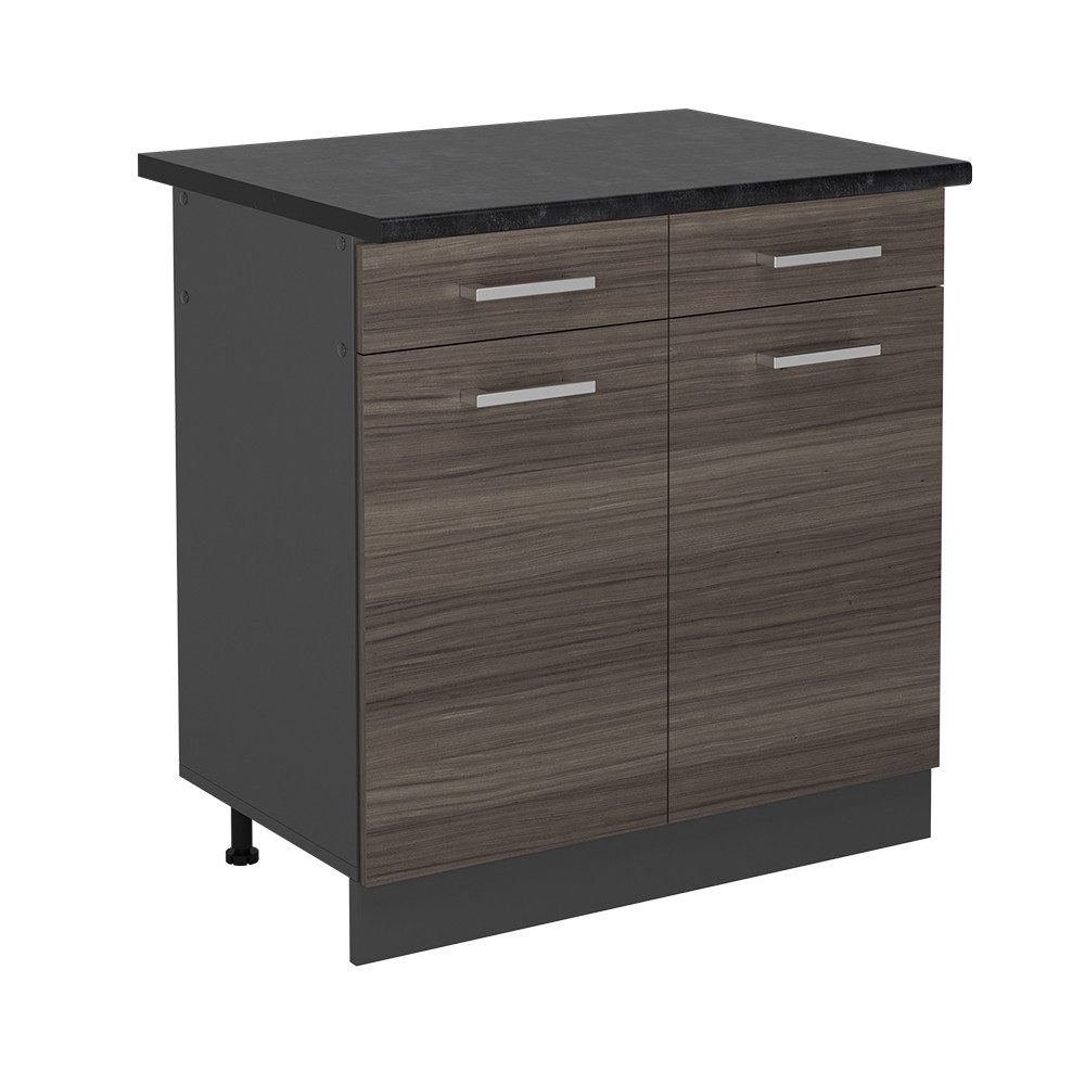 Vicco Unterschrank R-Line, Edelgrau/Anthrazit, 80 cm, günstig online kaufen