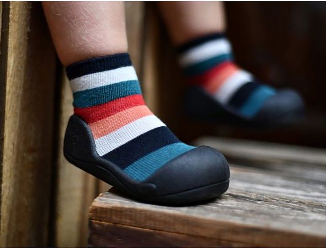 Schuhe Babyschuhe Mädchen Attipas Ergonomische Baby Lauflernschuhe - atmungsaktive Kinder Hauschuhe, Sockenschuhe Barfußschuhe B
