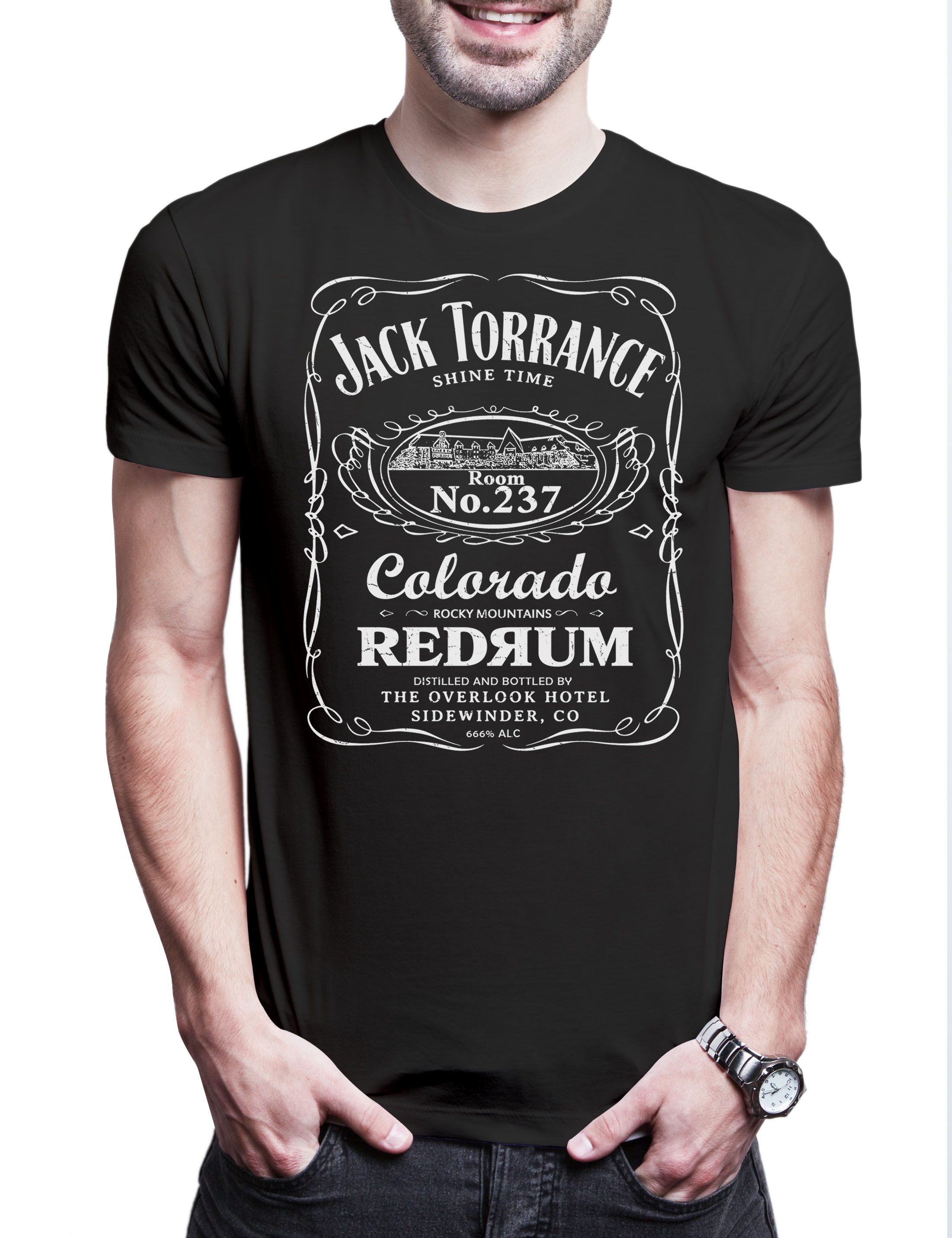 Print-Shirt Jack Torrance Herren T-Shirt Boy Horror Shining Redrum Horror Overlook