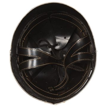 vidaXL Ritter-Kostüm Mittelalterlicher Kreuzritter-Helm Antik Replik LARP Silbern Stahl