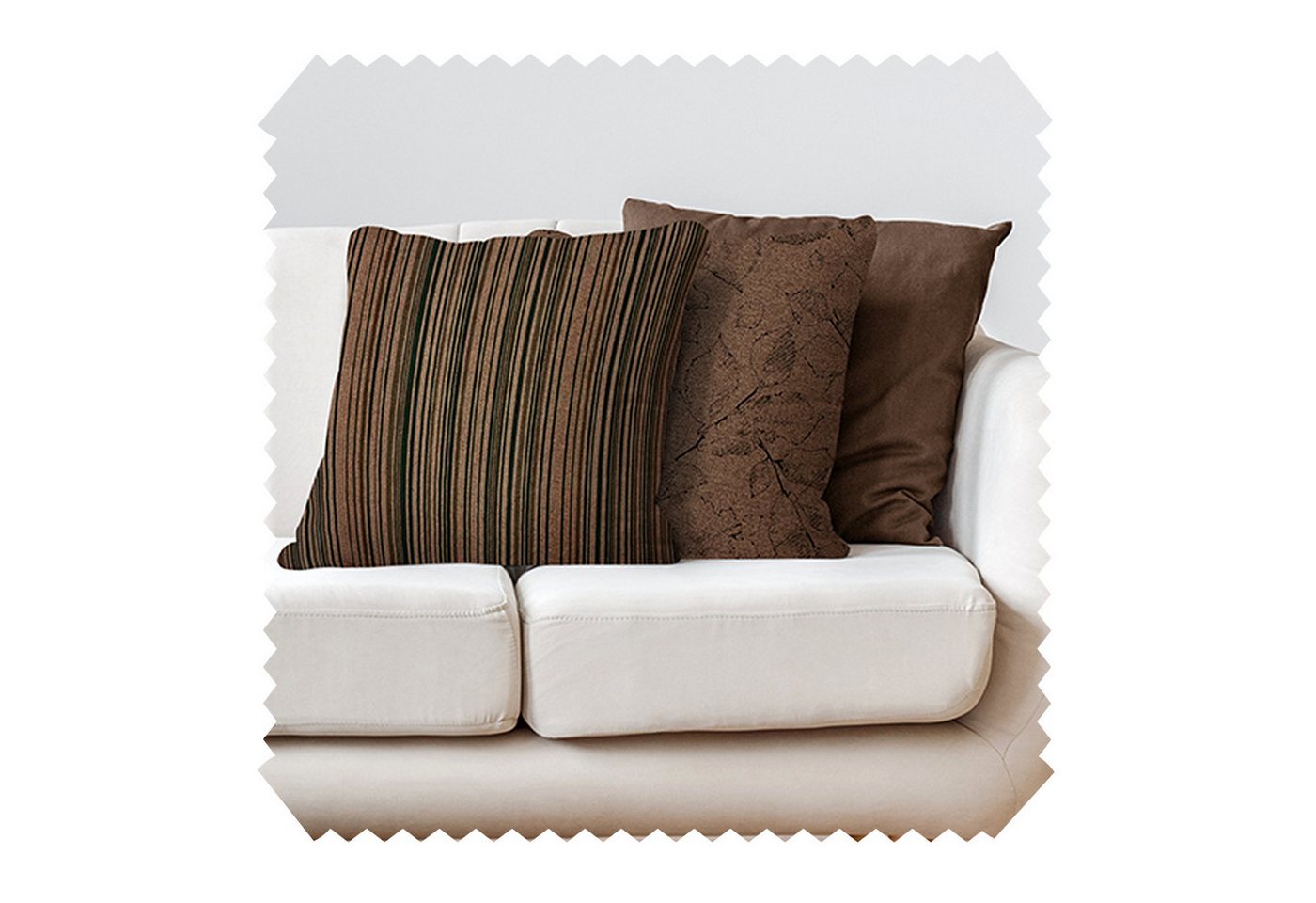novely® Dekokissen 3er-SET DEKOKISSEN MALCHIN Kuschelweiche Sofakissen - Kissenbezug in 4, Kuschelweich, Robust, Pflegeleicht