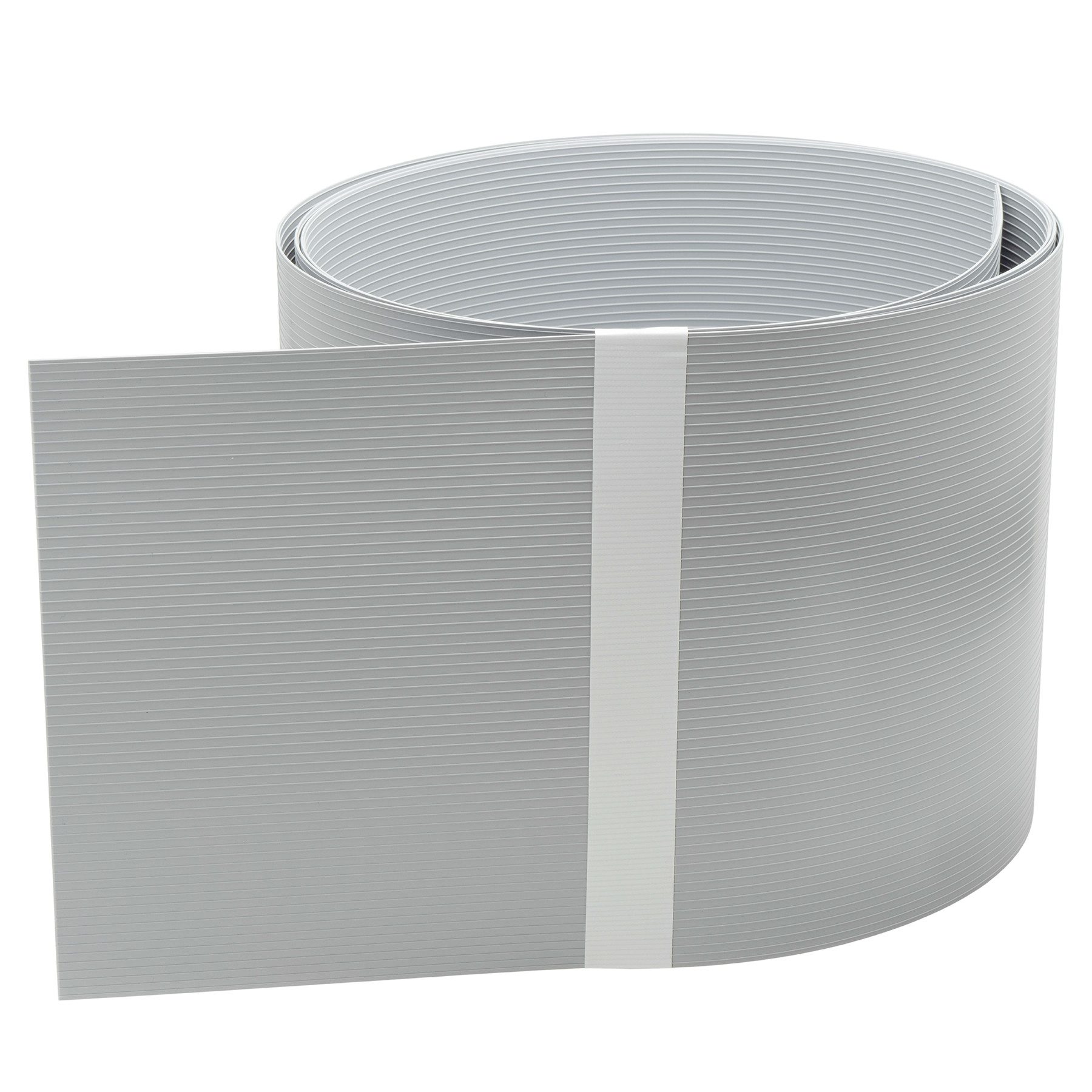 INTRA-TEC Sichtschutzstreifen Zaun-Sichtschutzstreifen aus Hart-PVC 252x19 cm Doppelstabmattenzäune, Windschutz, einfach zuschneidbar, pflegeleicht